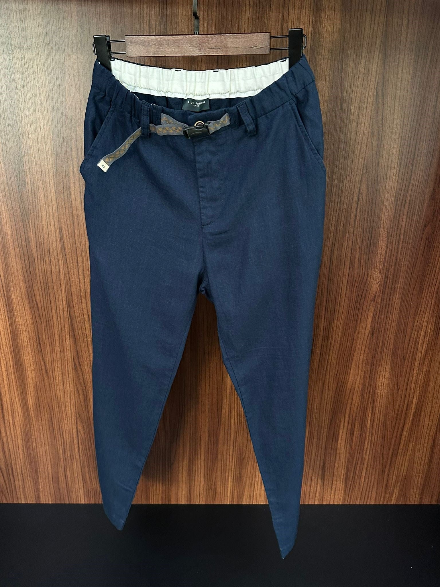 Beli Kemerli Lınen Kumaş Pantolon