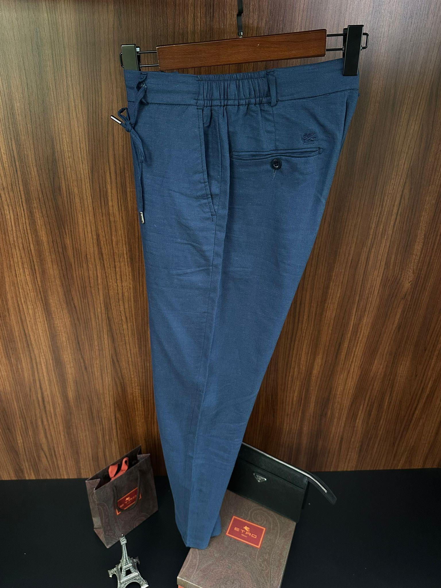Beli Lastikli Keten Jogger Pantolon