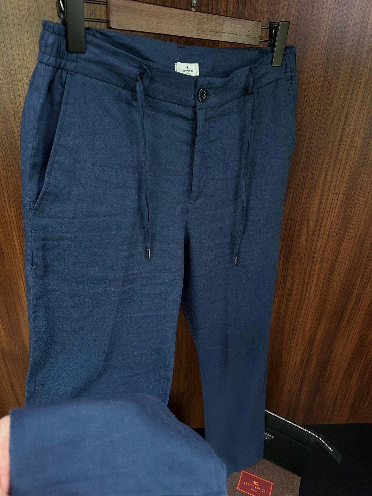 Beli Lastikli Keten Jogger Pantolon