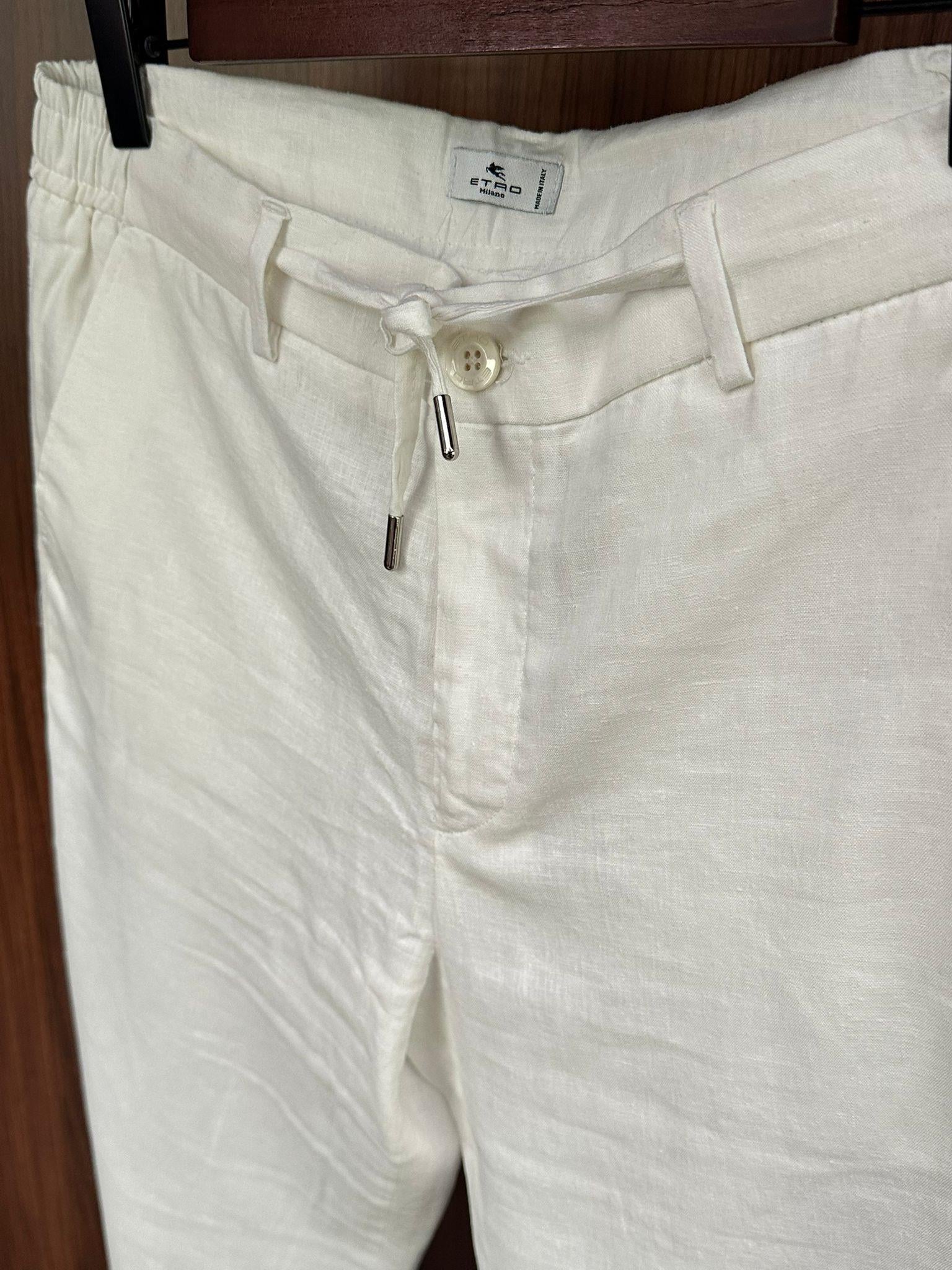 Beli Lastikli Keten Jogger Pantolon