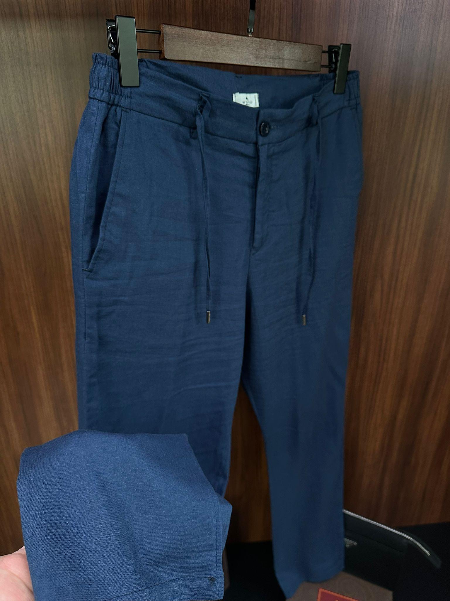 Beli Lastikli Keten Jogger Pantolon