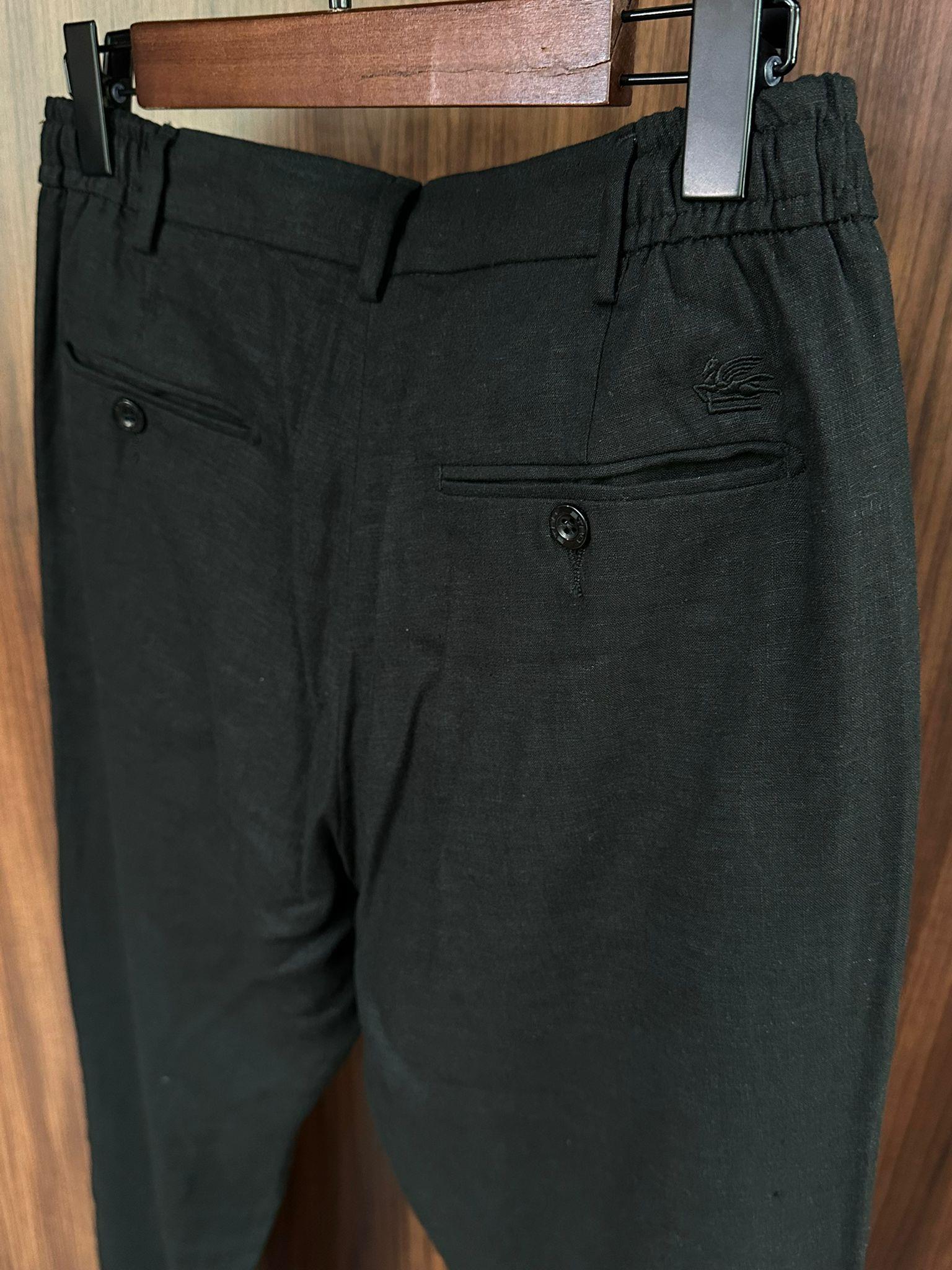 Beli Lastikli Keten Jogger Pantolon