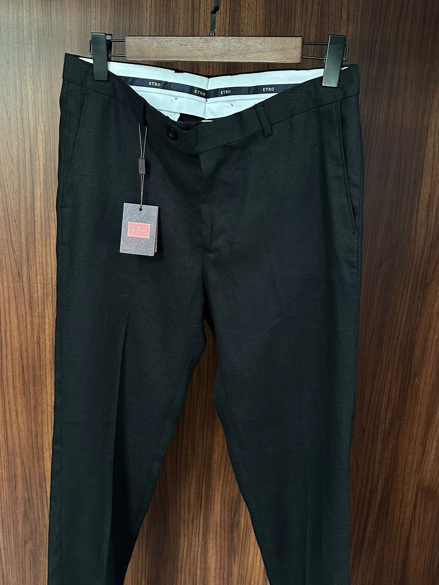 Nakış Logolu Keten Jogger Pantolon