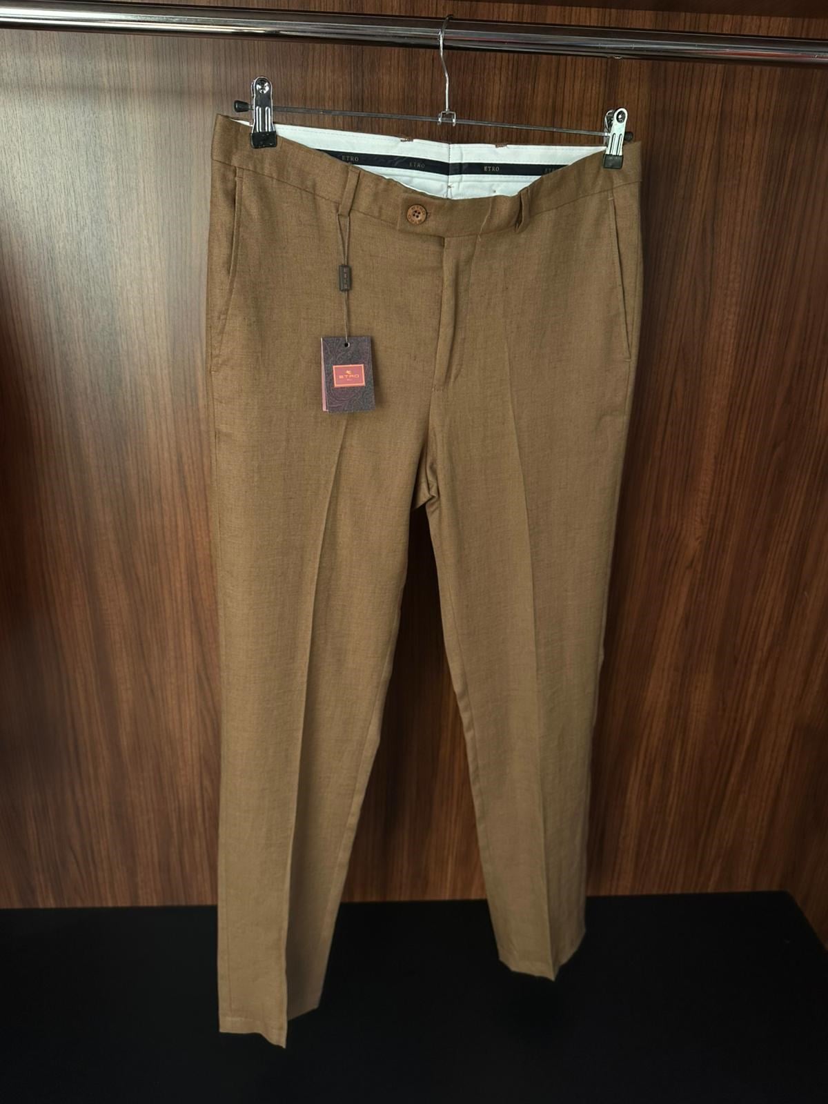 Nakış Logolu Keten Jogger Pantolon