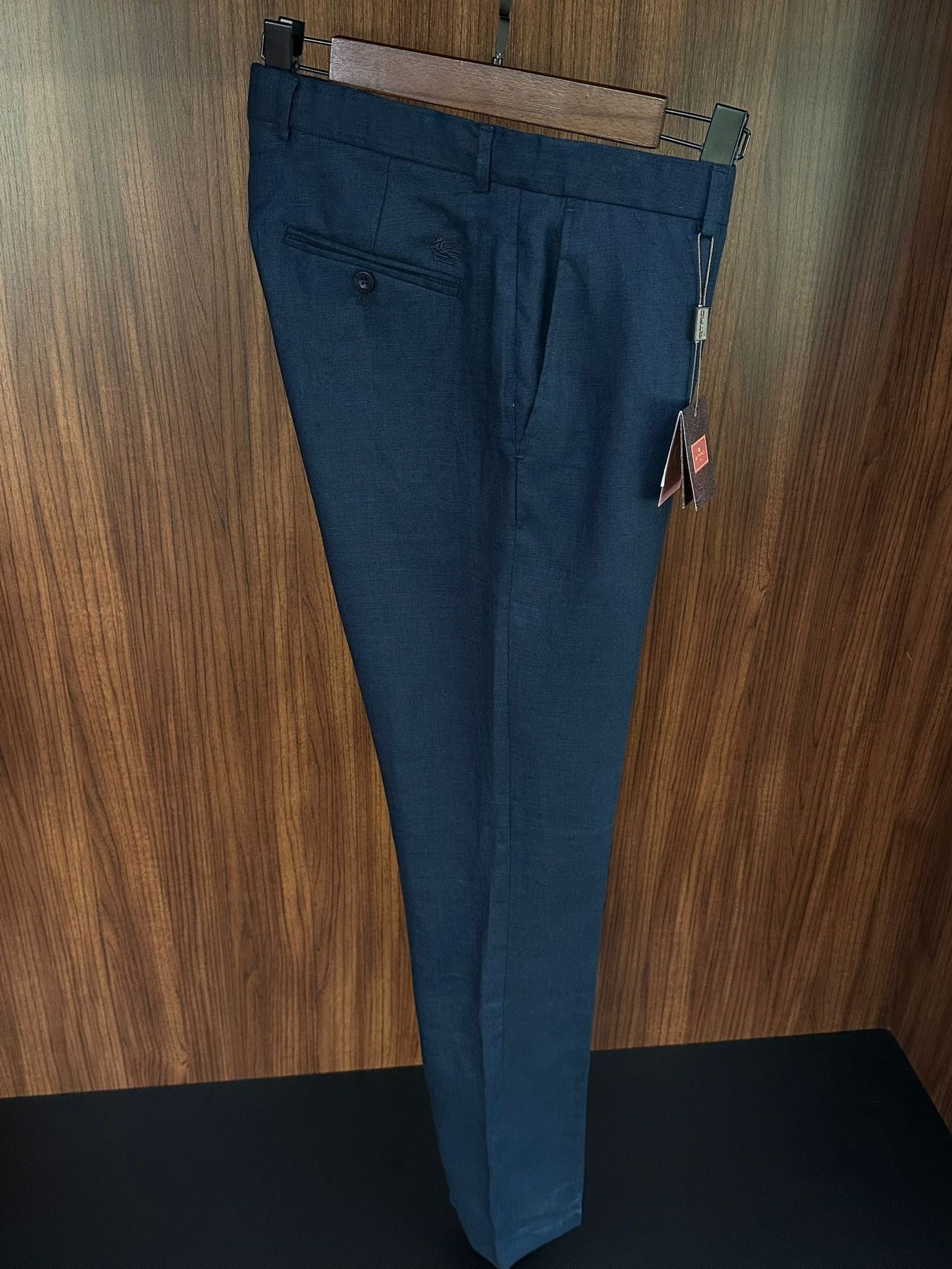 Nakış Logolu Keten Jogger Pantolon