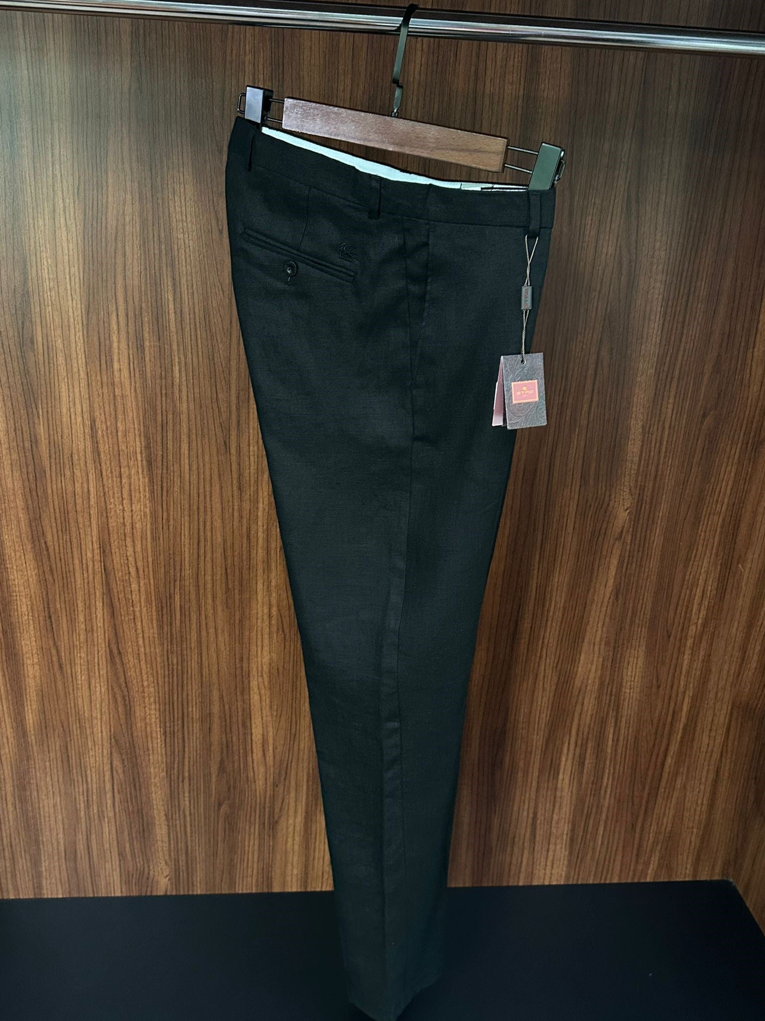 Nakış Logolu Keten Jogger Pantolon