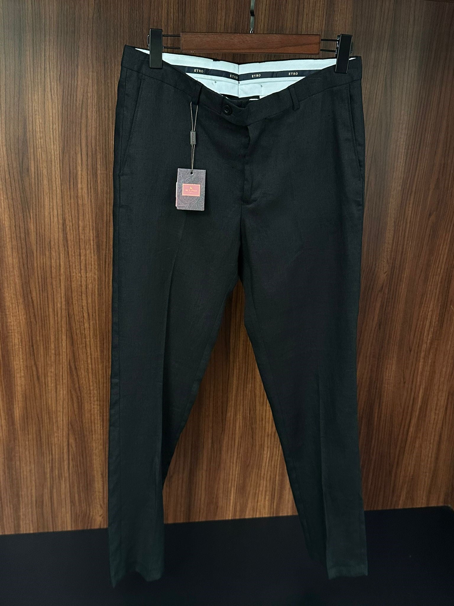 Nakış Logolu Keten Jogger Pantolon