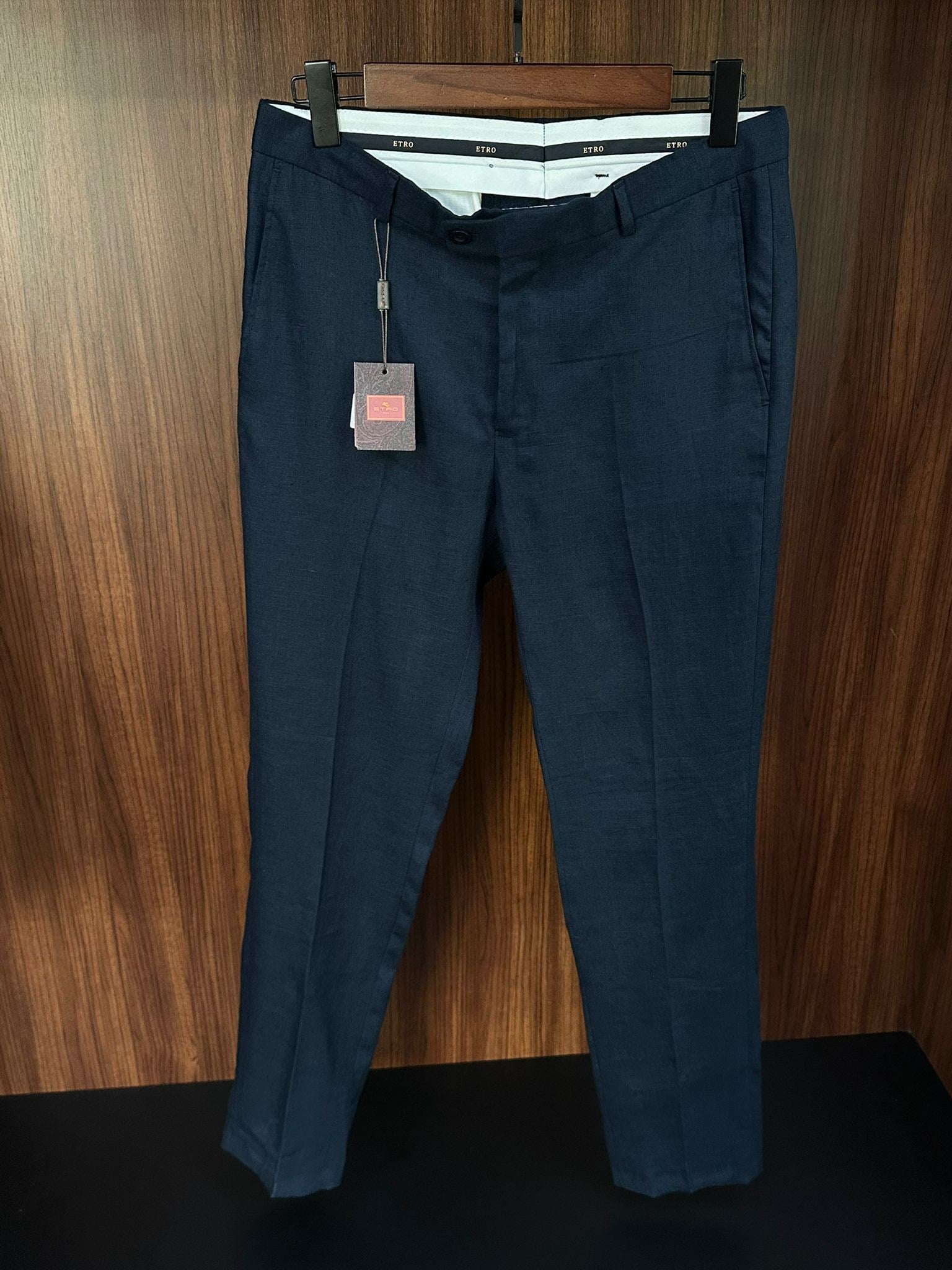 Nakış Logolu Keten Jogger Pantolon