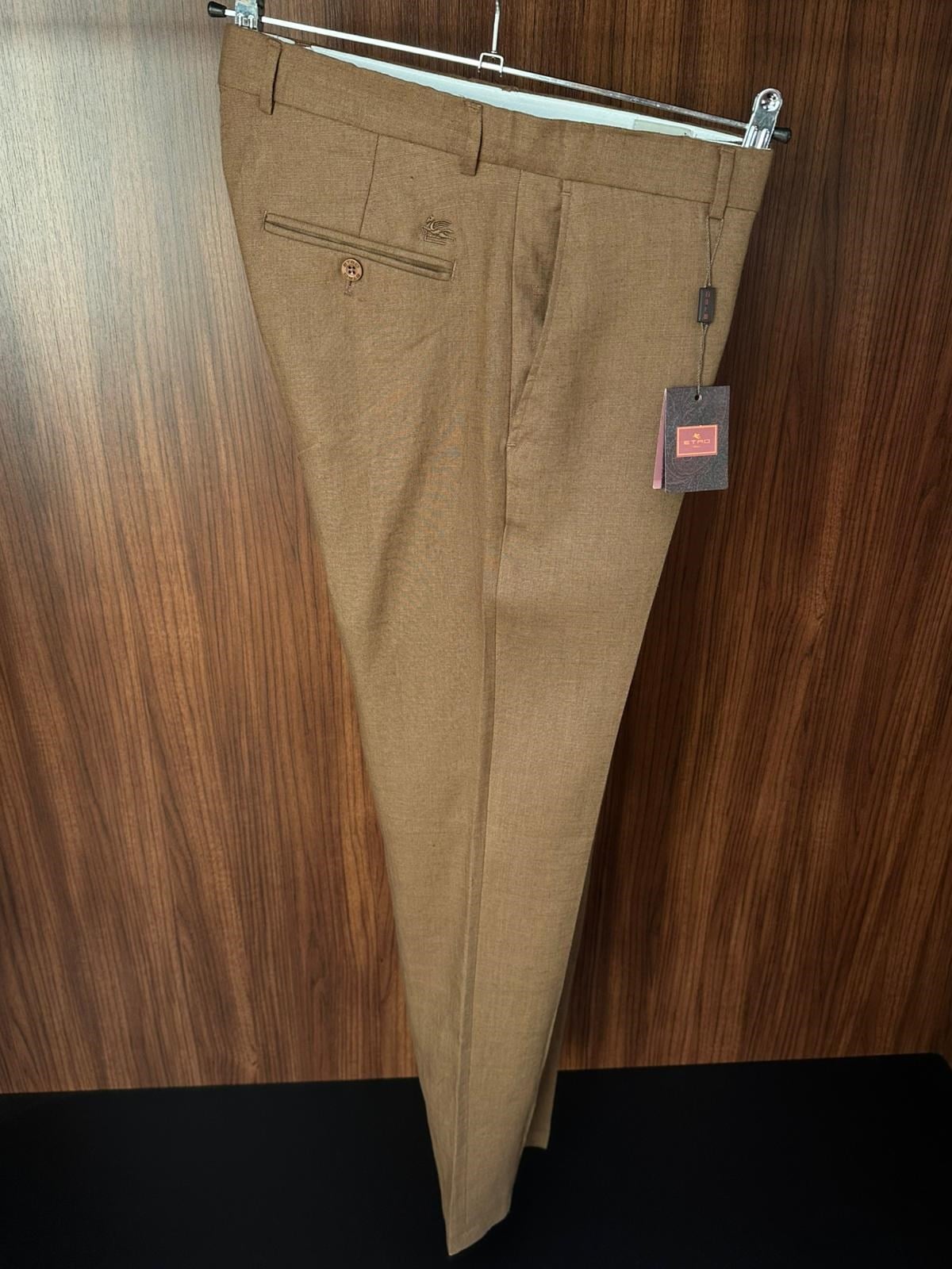 Nakış Logolu Keten Jogger Pantolon