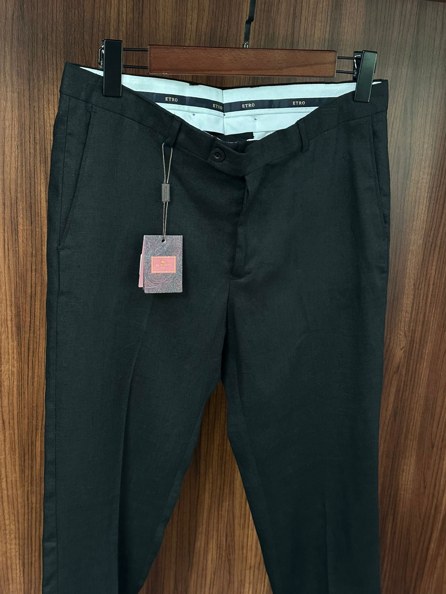 Nakış Logolu Keten Jogger Pantolon