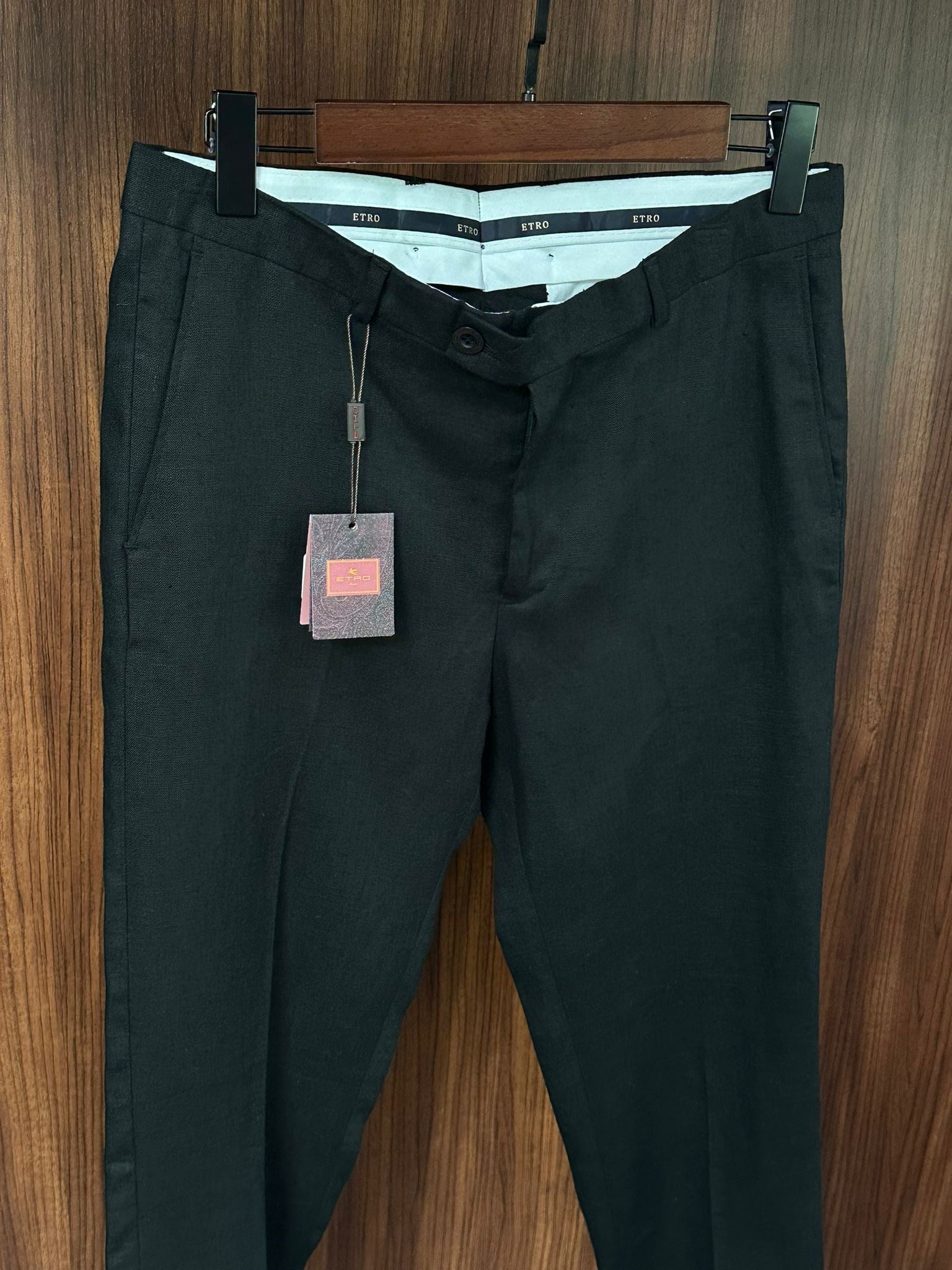 Nakış Logolu Keten Jogger Pantolon