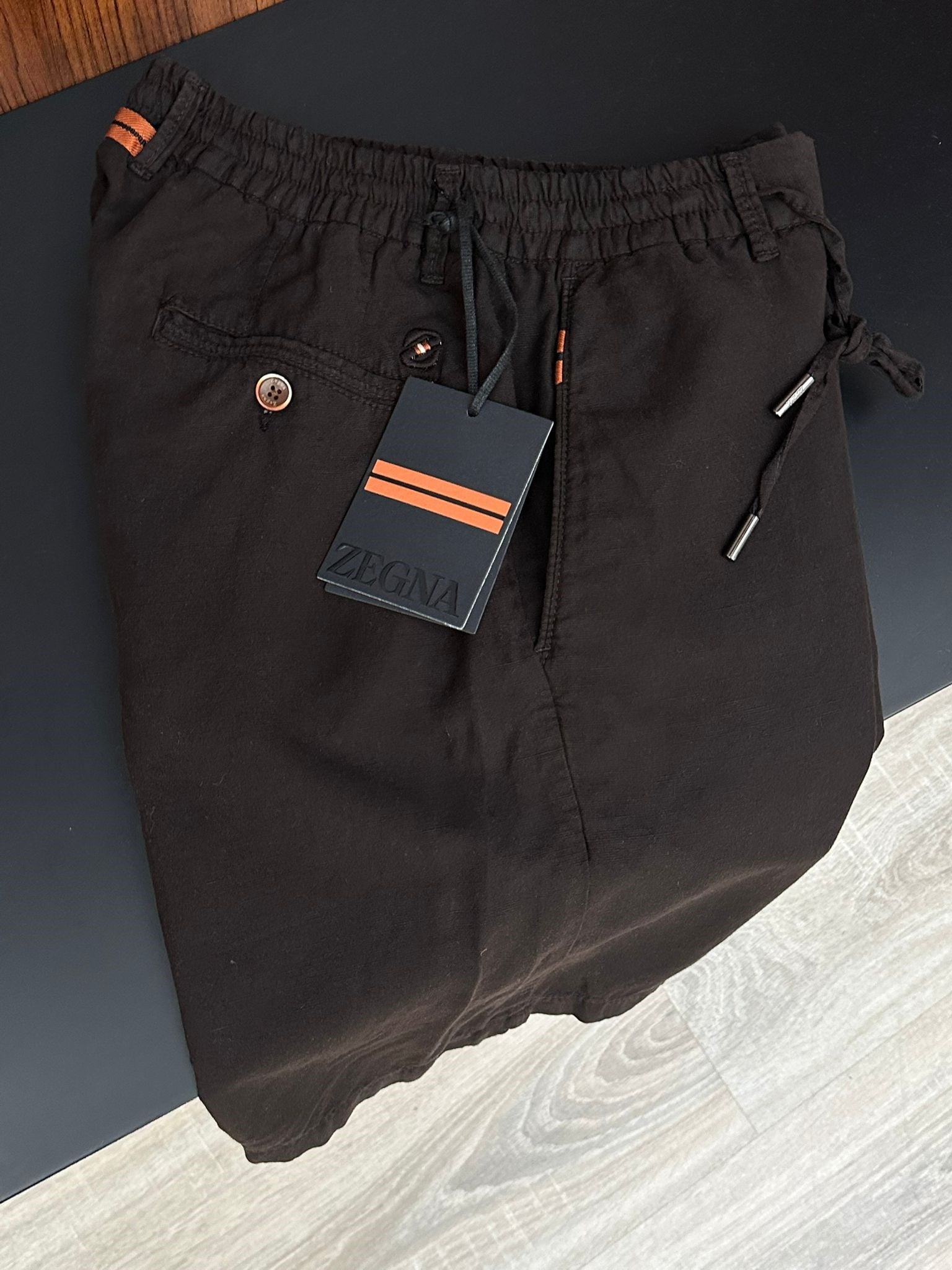 Bel Lastikli ve İp Detaylı Tencel & Linen Şort