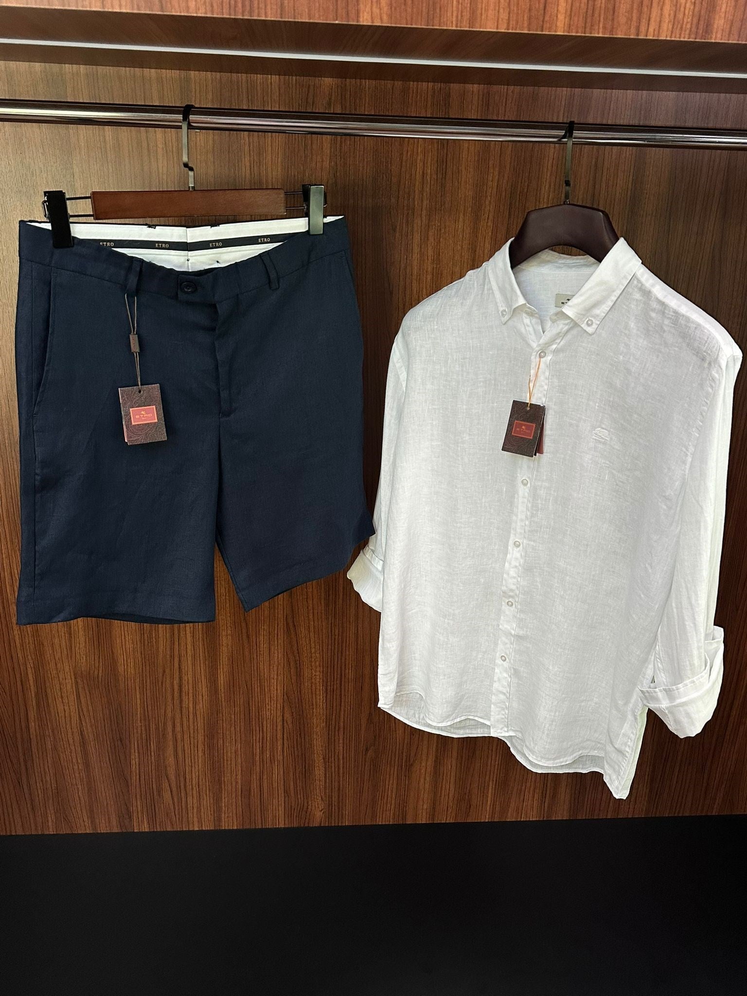 Nakış Logolu Bermuda Şort