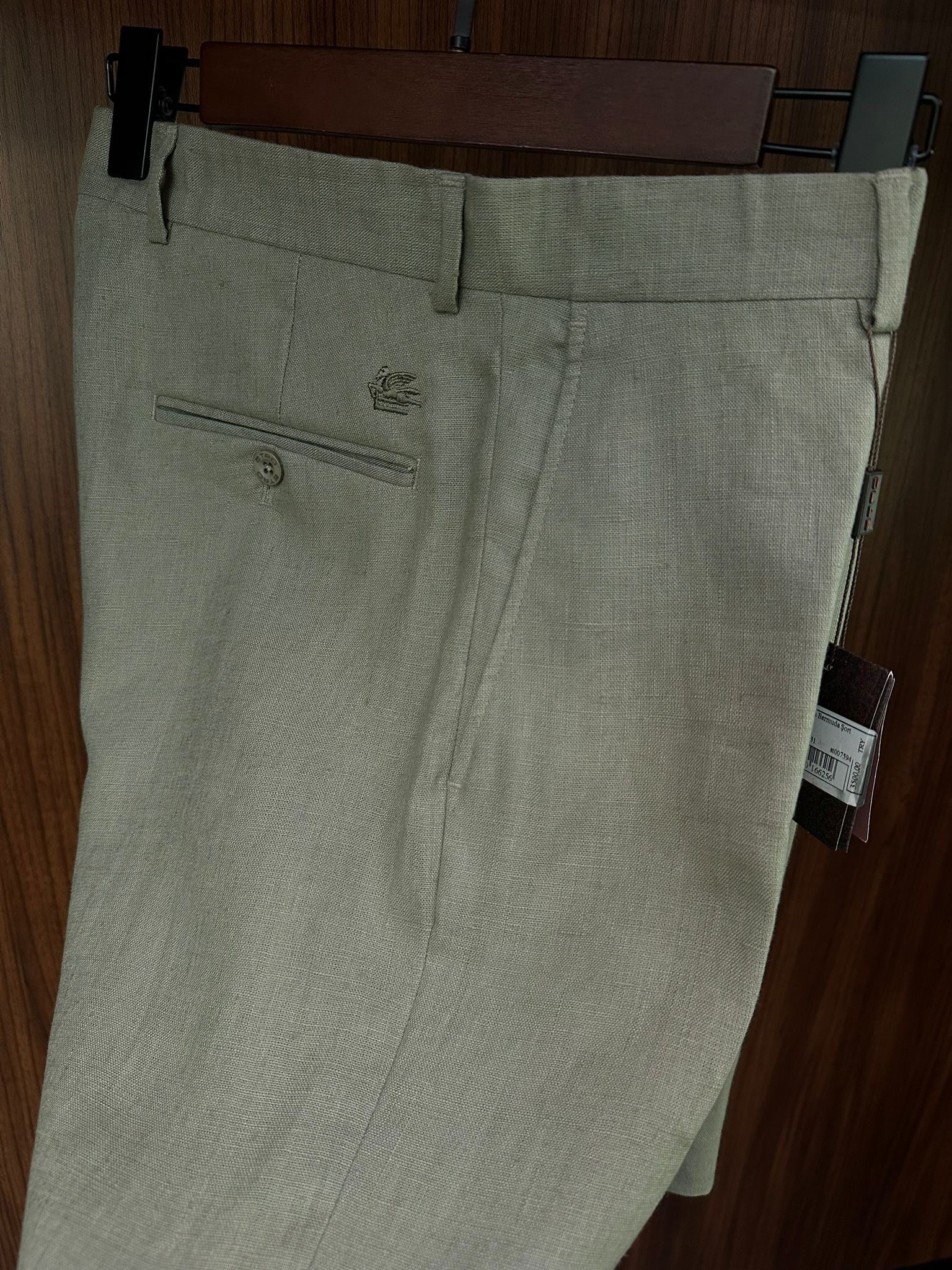 Nakış Logolu Bermuda Şort