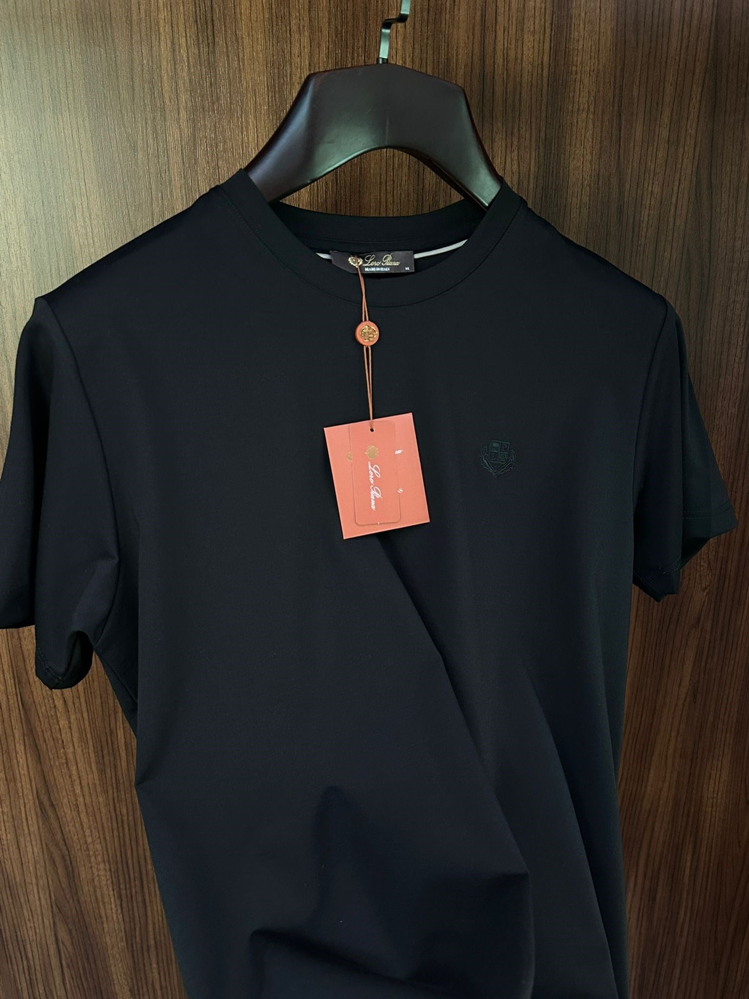 Göğüs Marka Logolu Modal Kumaş T-Shirt