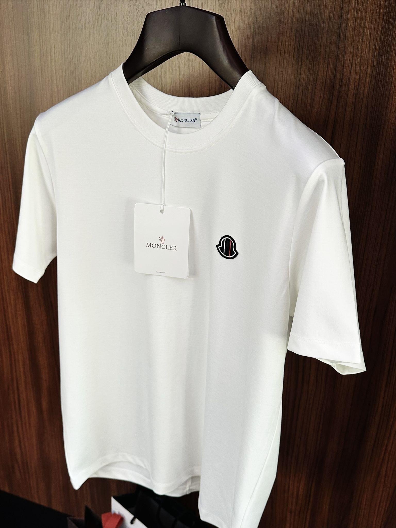 Göğüs Nakış Logolu Modal Kumaş T-Shirt