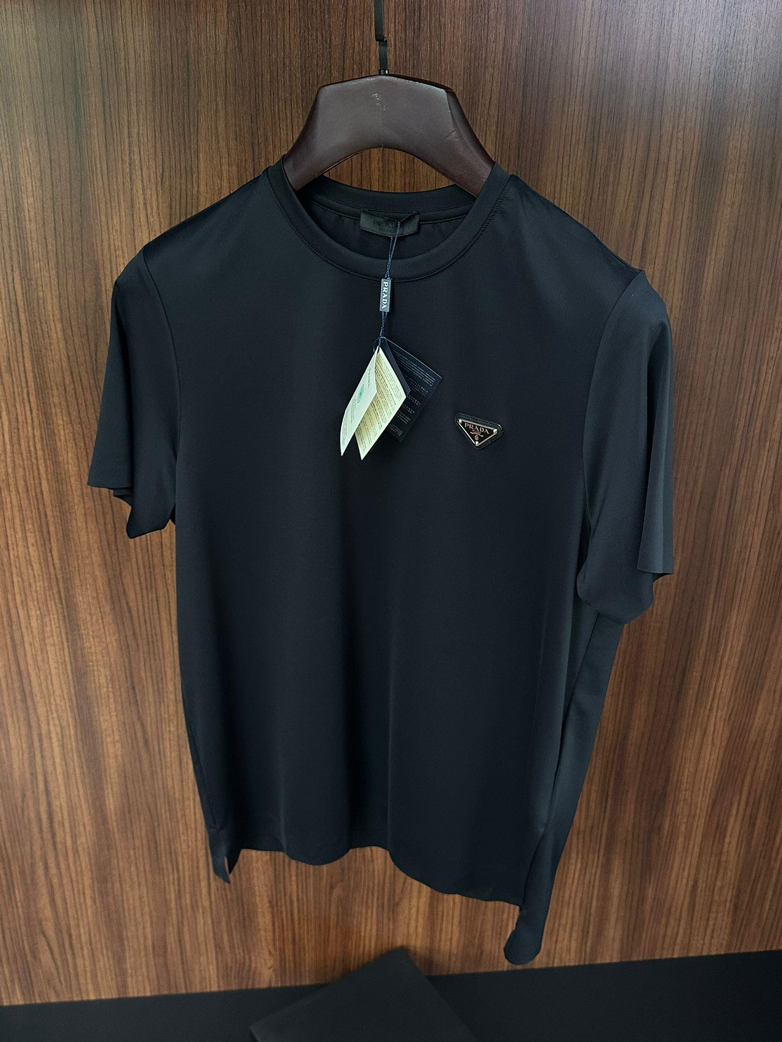 Metal Logolu Modal Kumaş T-Shirt