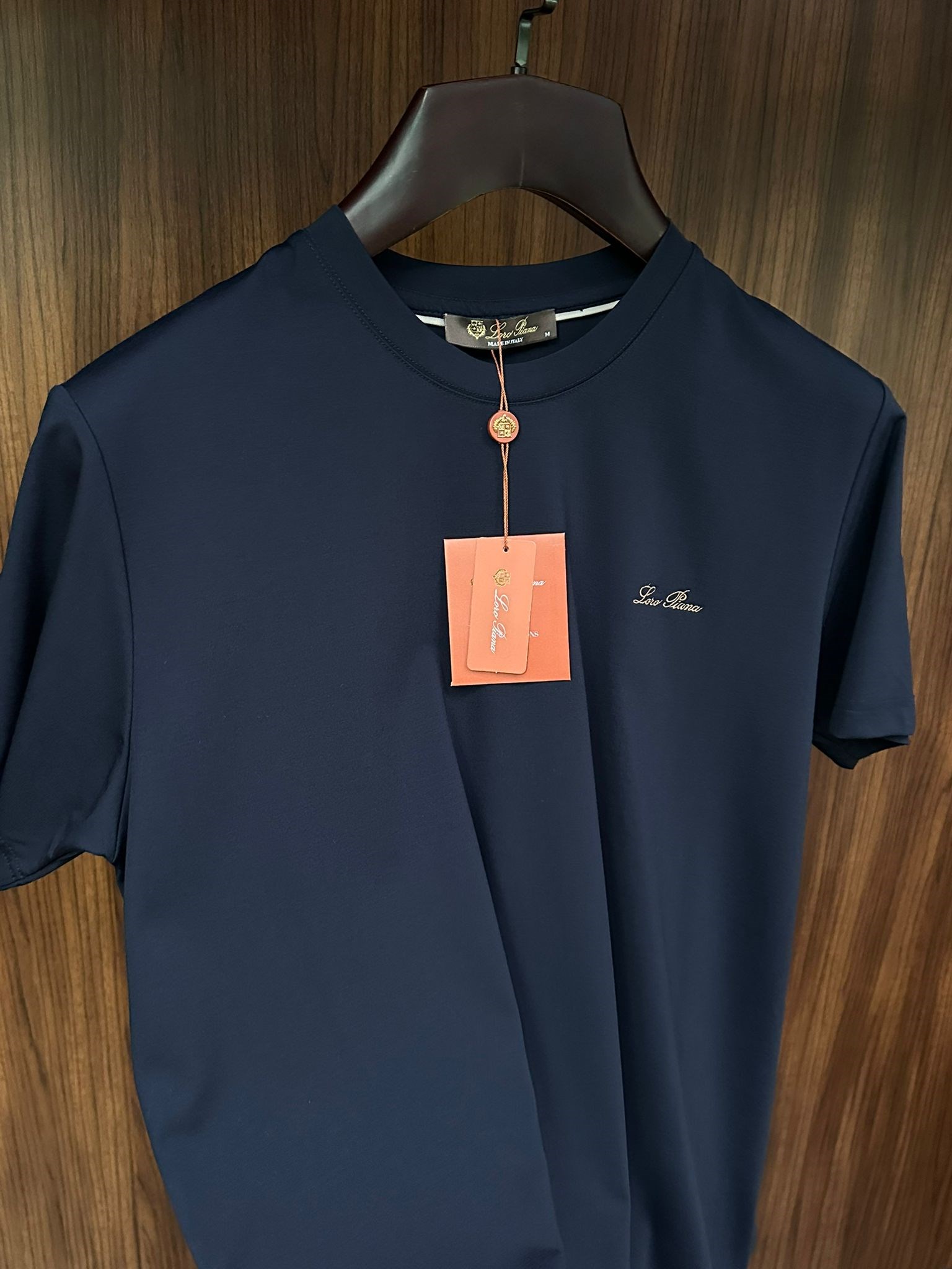Nakış İşleme Marka Yazılı Modal Kumaş T-Shirt