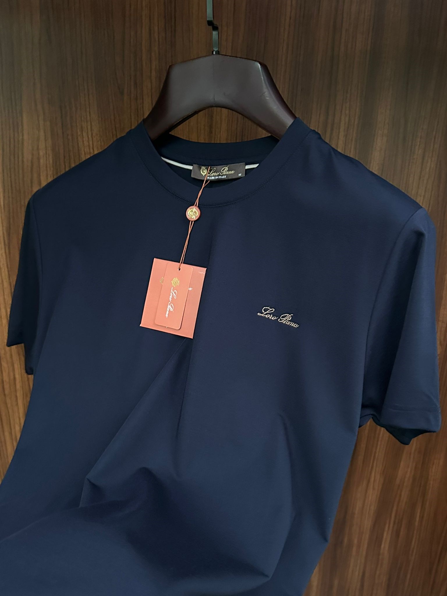 Nakış İşleme Marka Yazılı Modal Kumaş T-Shirt