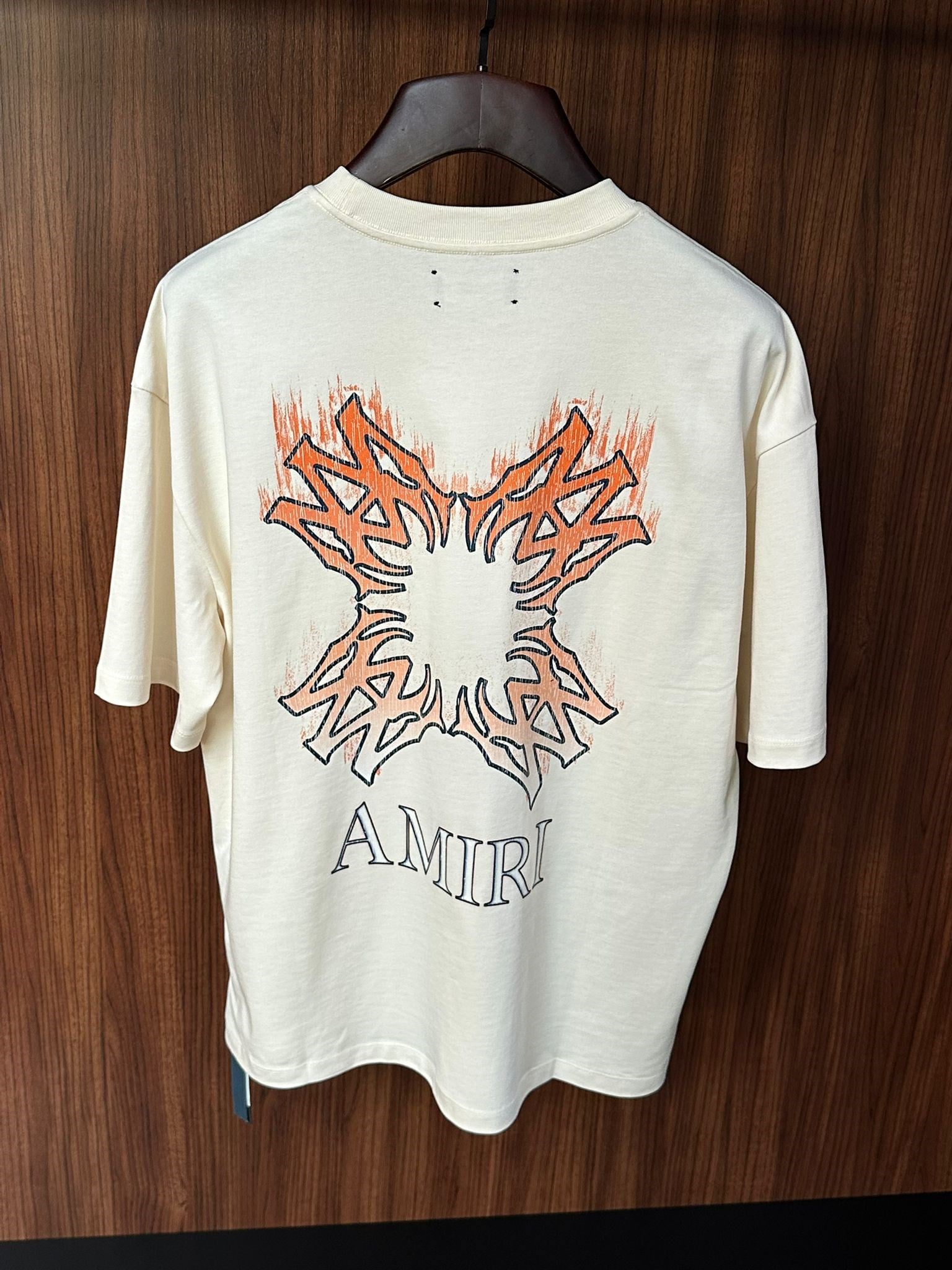 Ma Quad Flames Logo Print Oversize T-Shirt