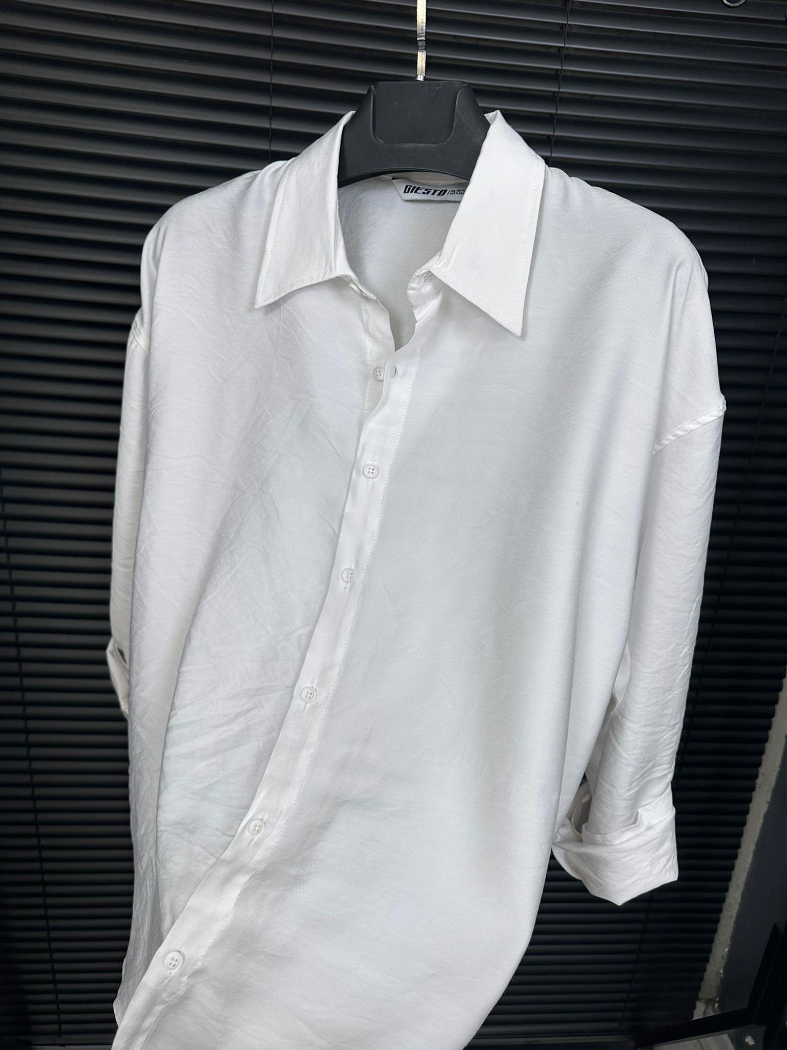 Tencel Kumaş Yakalı Klasik Gömlek