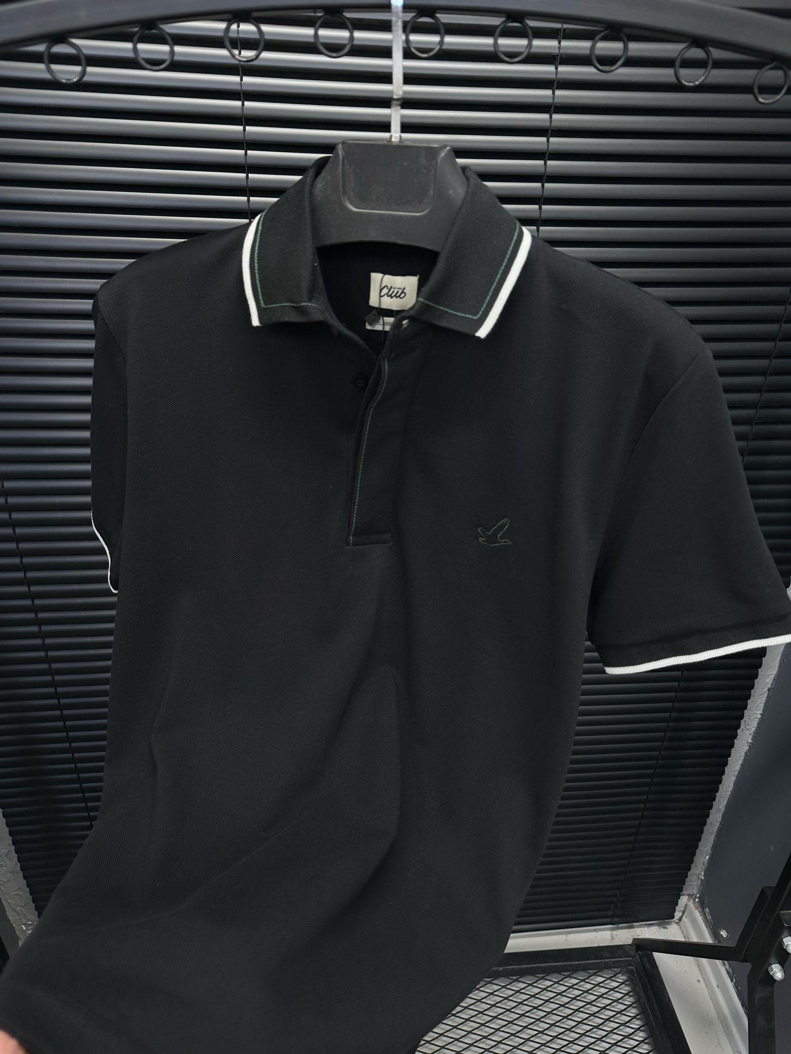 Tonaton Nakış Logo Detaylı Yakalı T-Shirt