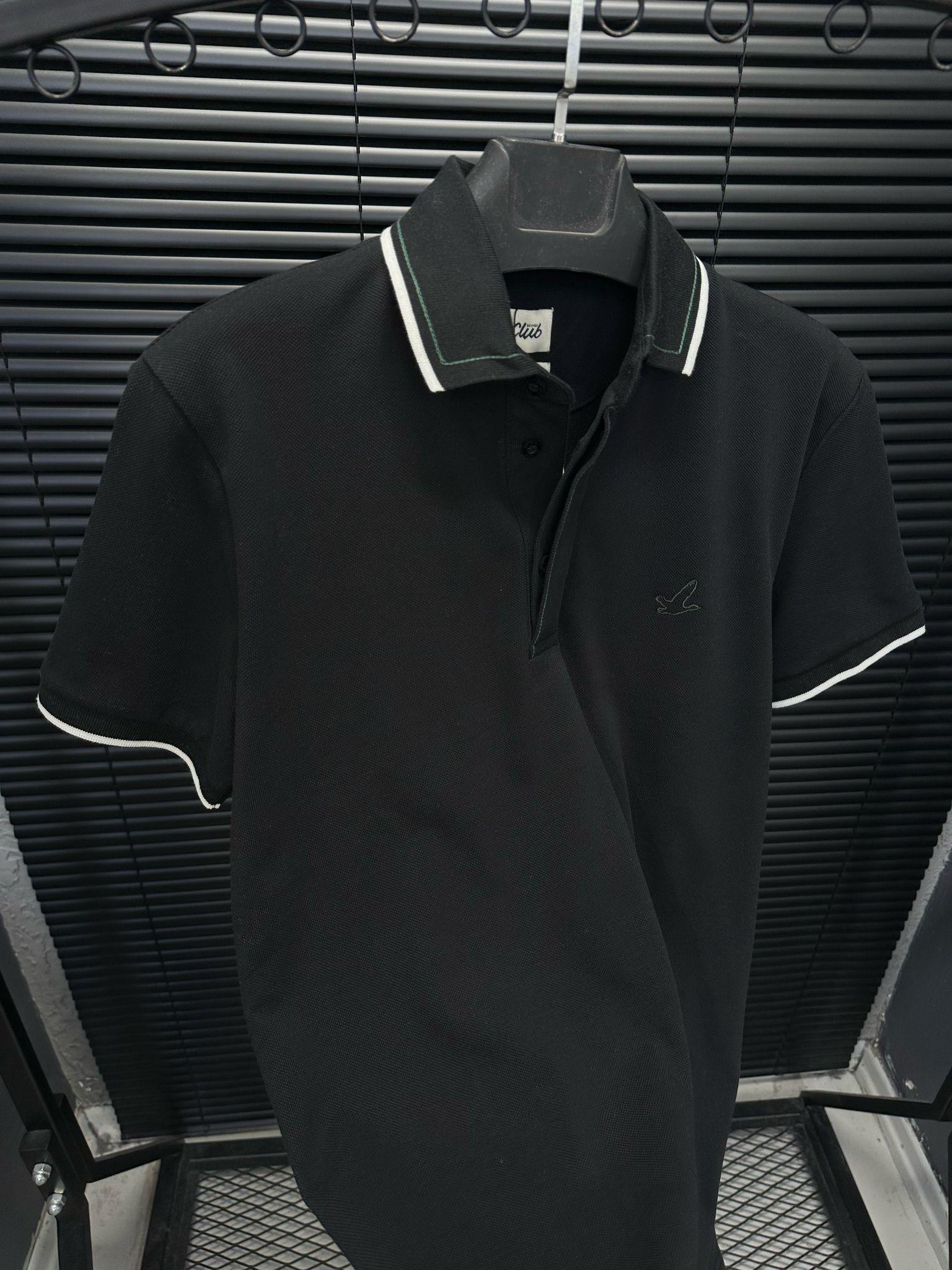Tonaton Nakış Logo Detaylı Yakalı T-Shirt