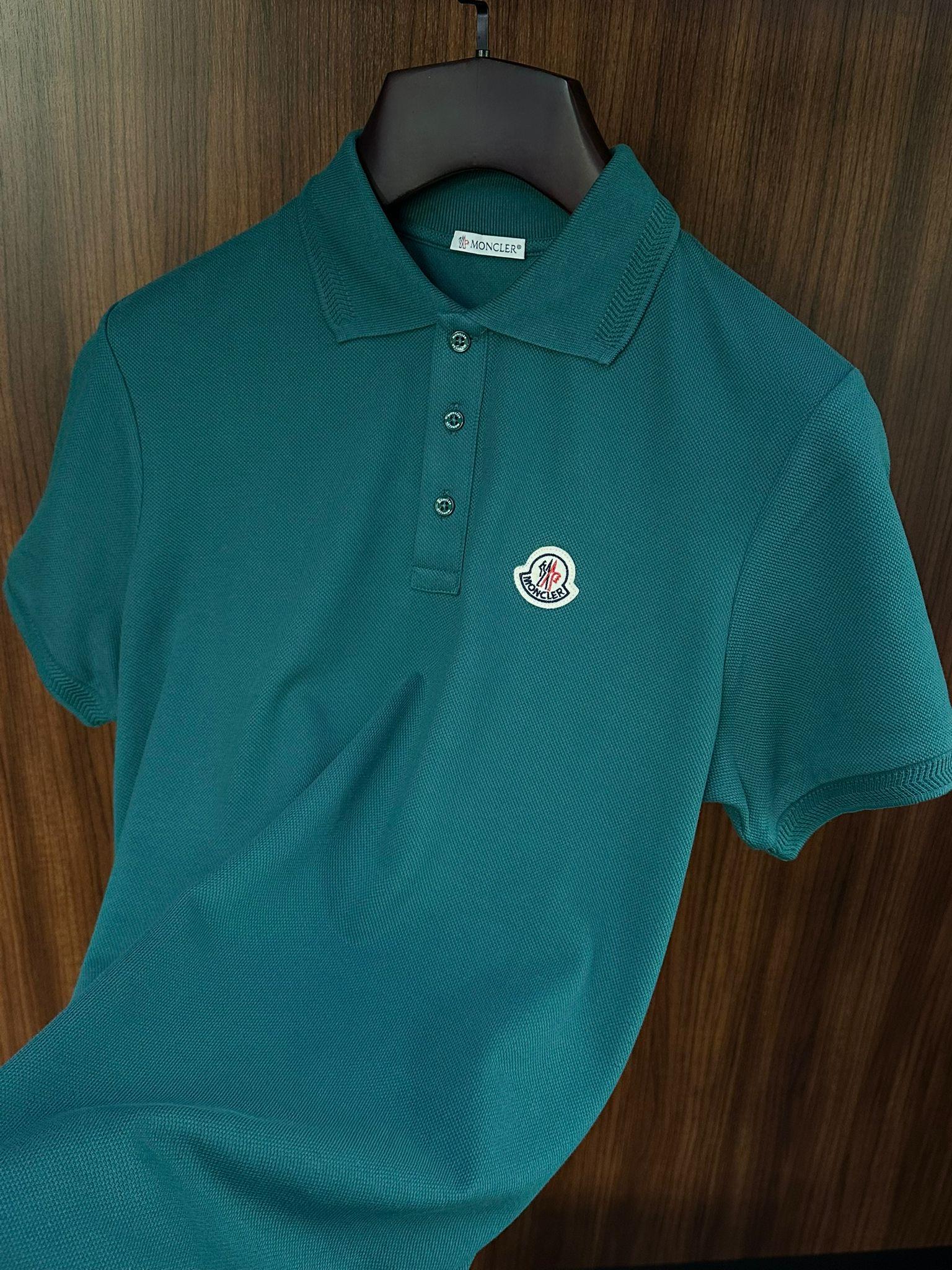 Nakış Logo Ve Yaka Detaylı Yakalı T-Shirt