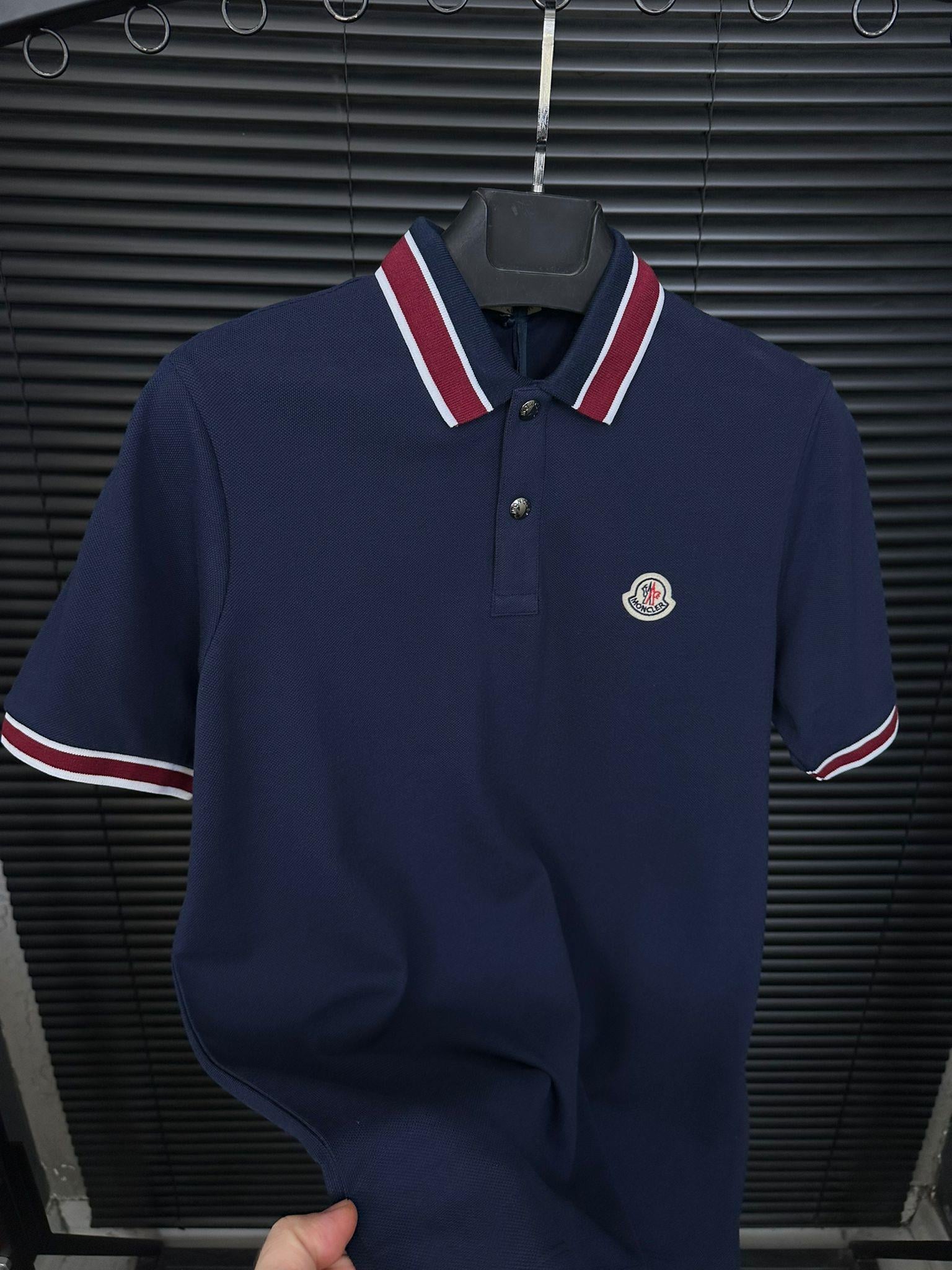 Nakış Logolu Pike Kumaş Polo Yaka  T-shirt
