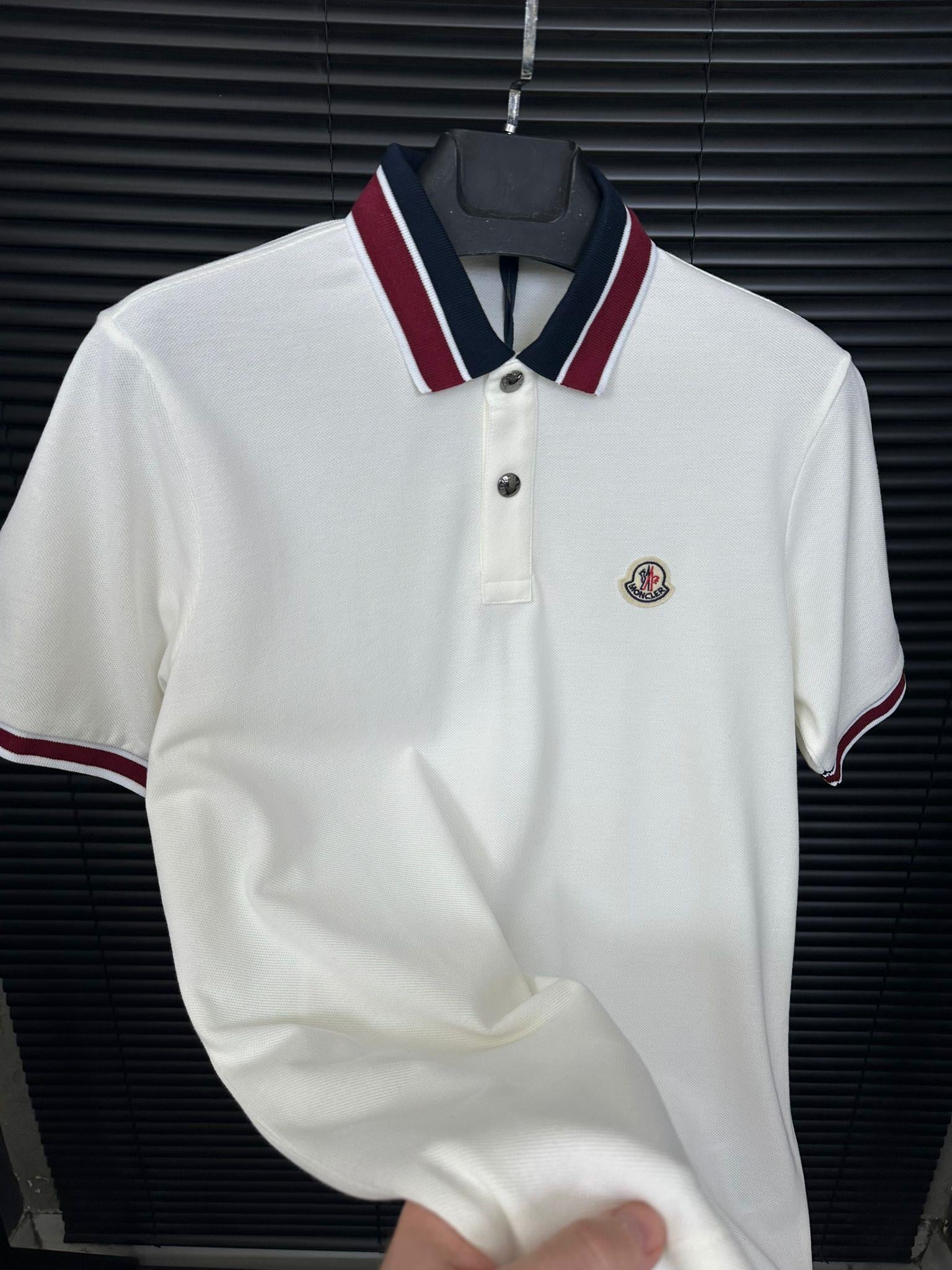Nakış Logolu Pike Kumaş Polo Yaka  T-shirt