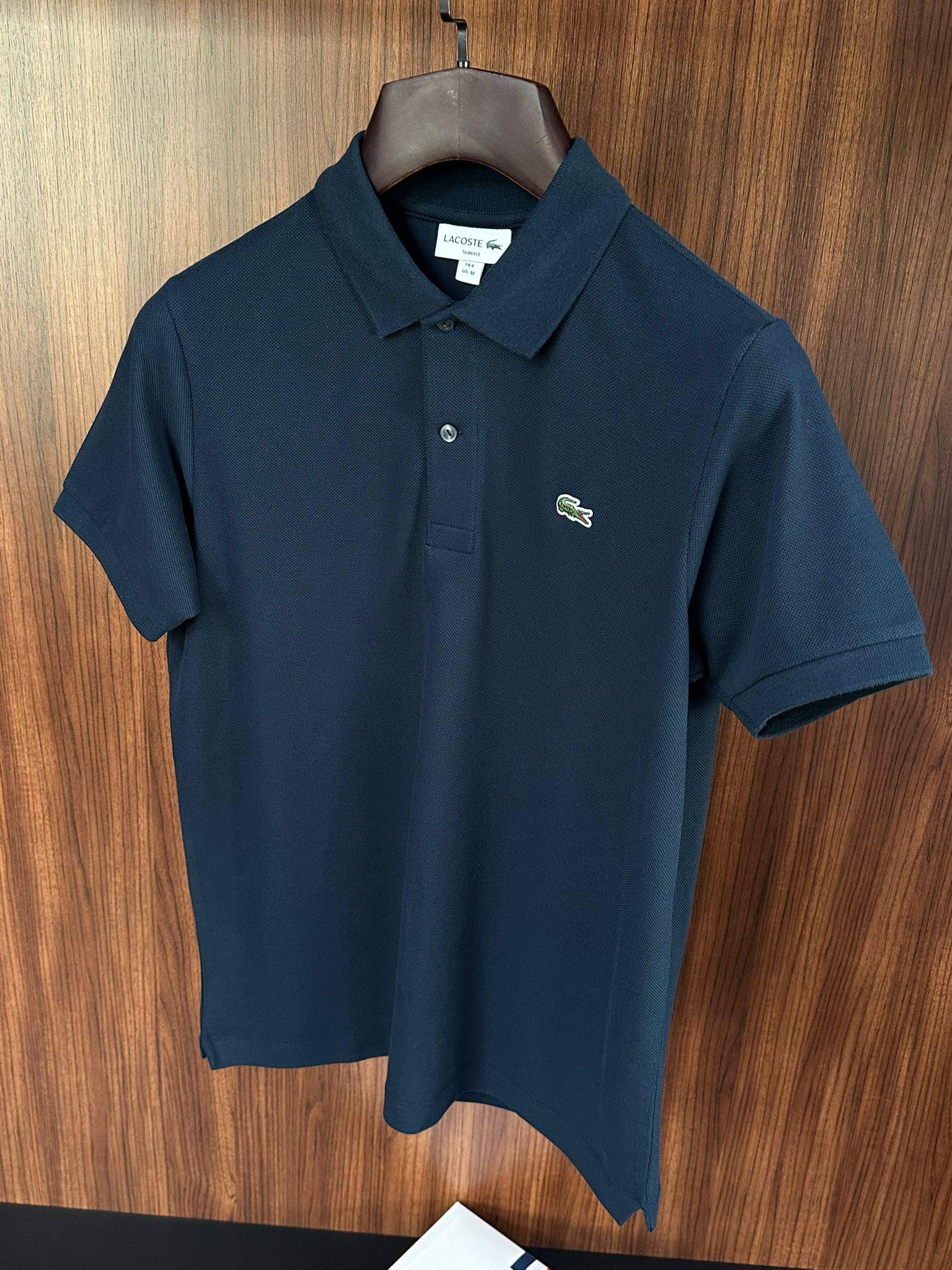Nakış Logolu Pike Kumaş Yakalı T-Shirt
