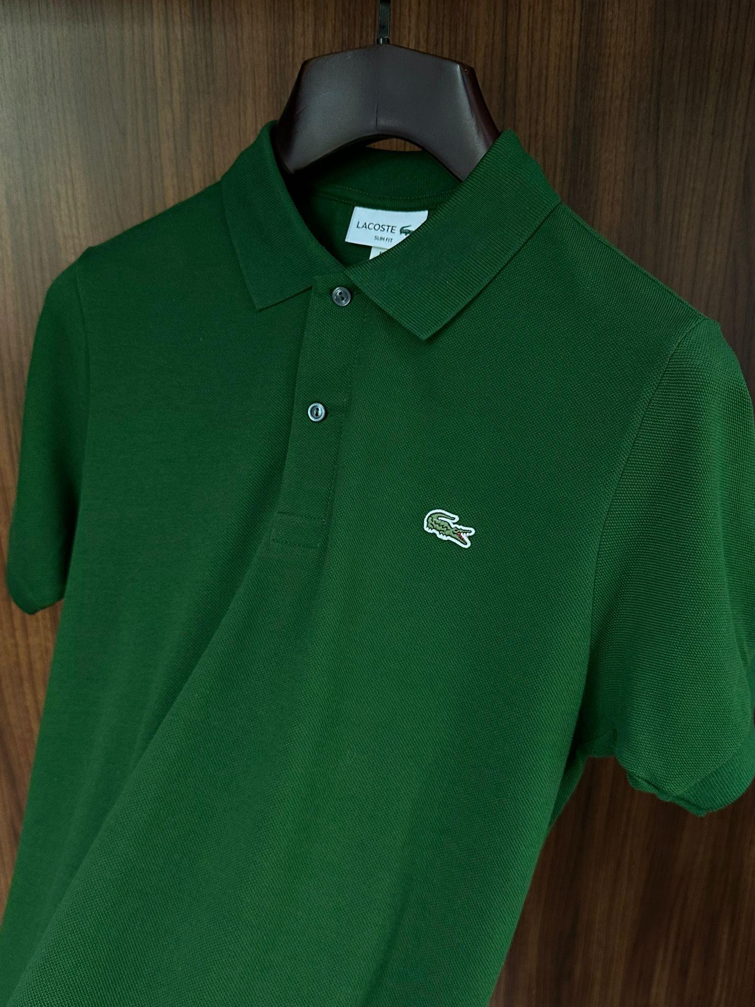 Nakış Logolu Pike Kumaş Yakalı T-Shirt