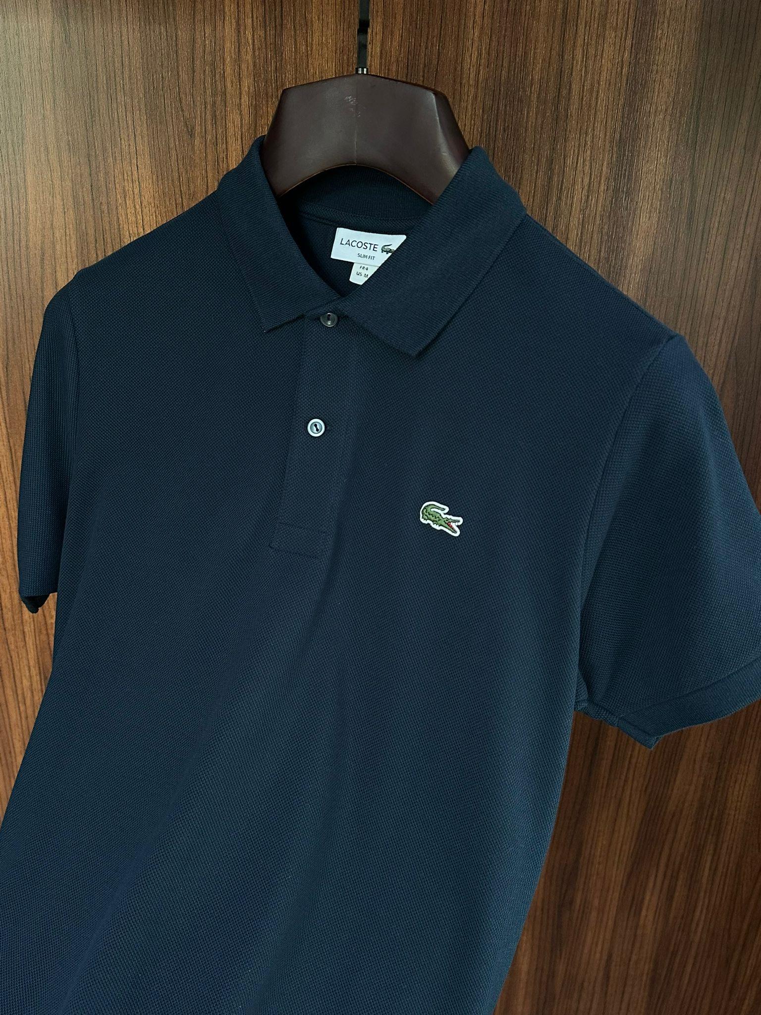 Nakış Logolu Pike Kumaş Yakalı T-Shirt