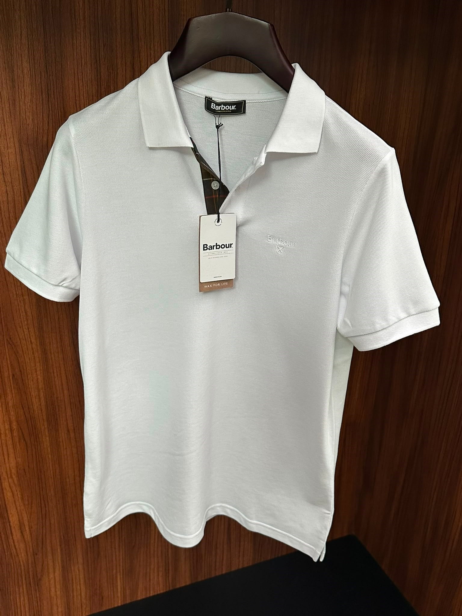 Nakış Logolu Pike Kumaş Yakalı T-Shirt