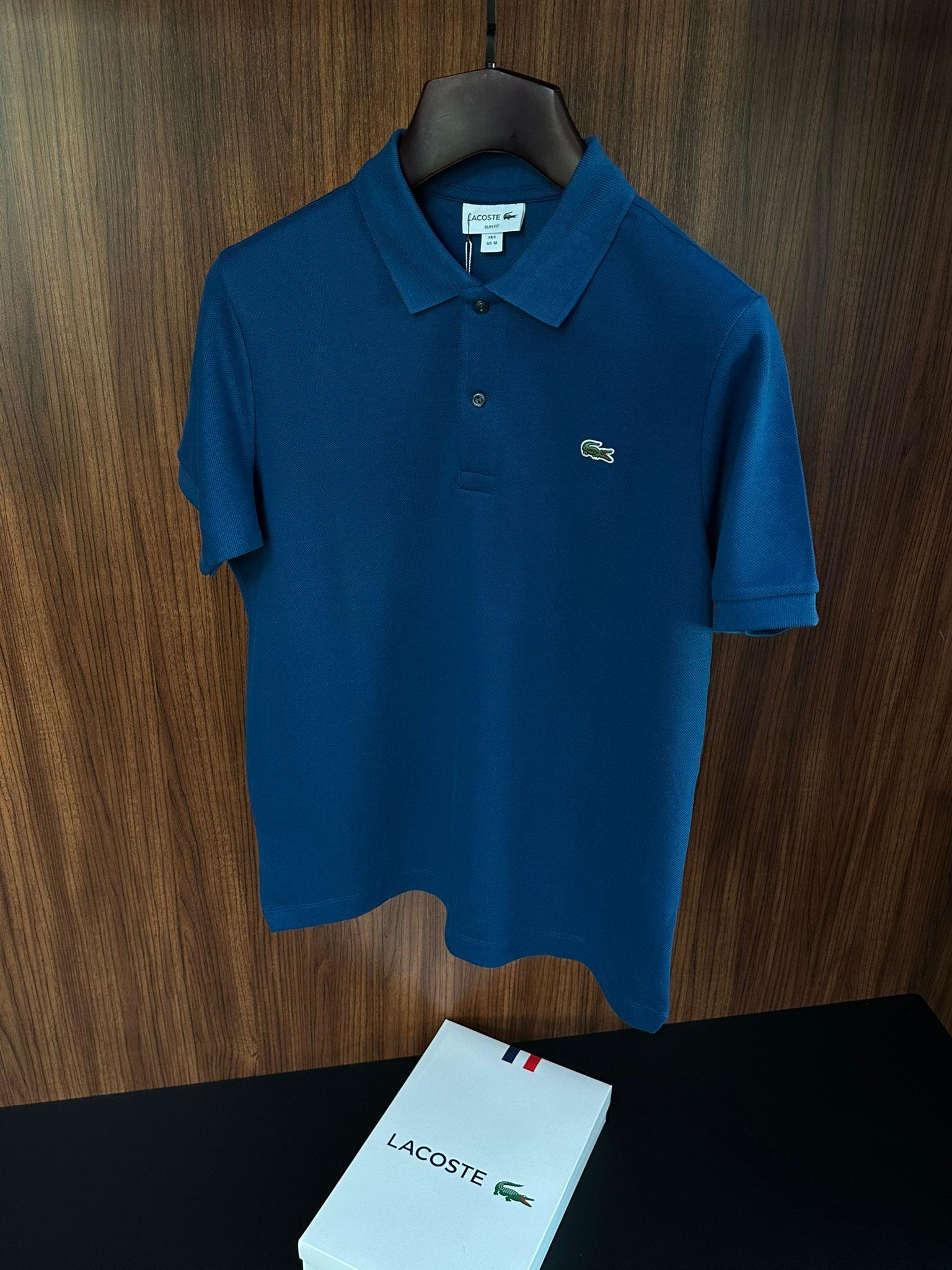 Nakış Logolu Pike Kumaş Yakalı T-Shirt