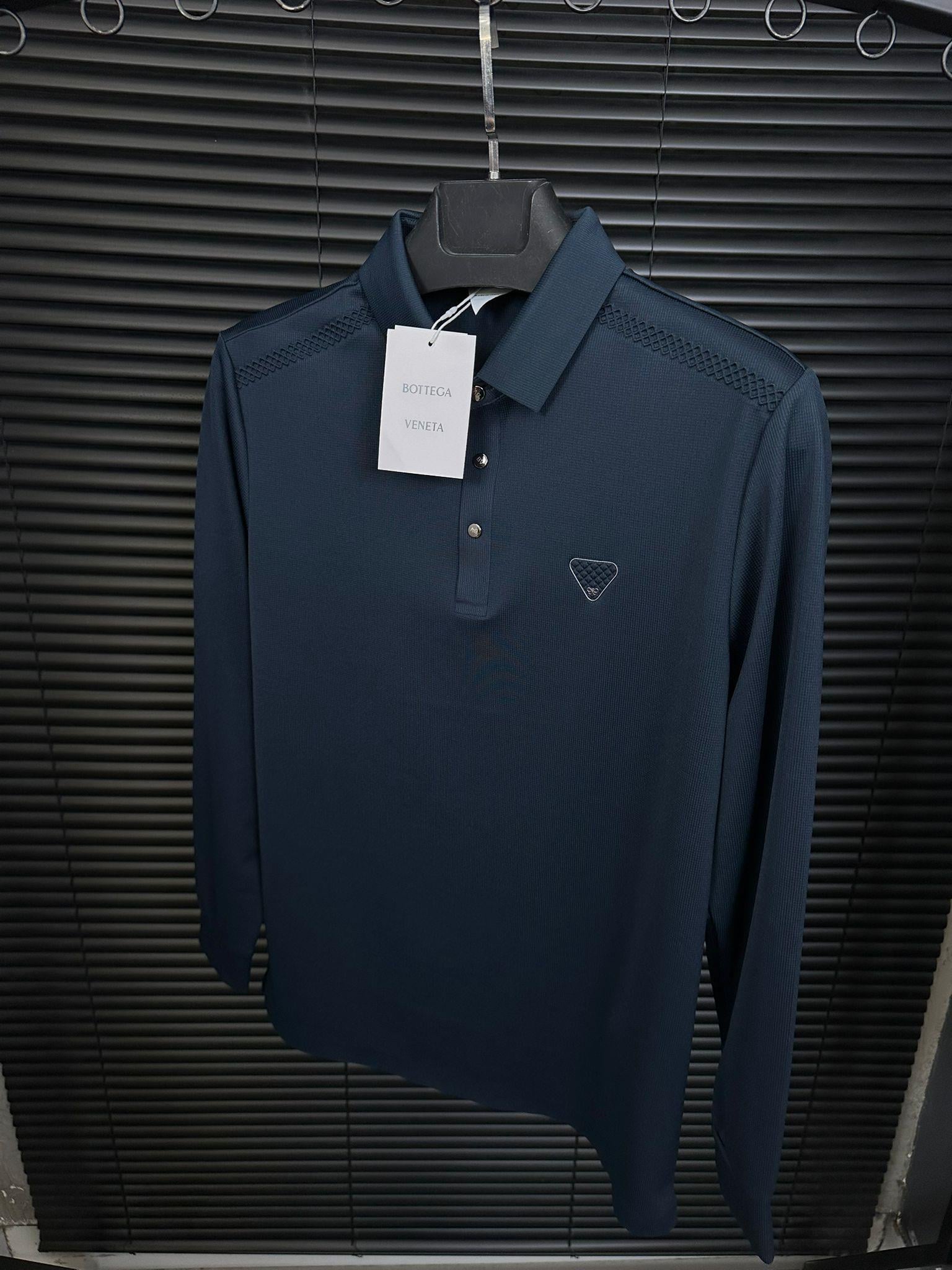 Polyamid Kumaş Polo Yaka Sweatshirt