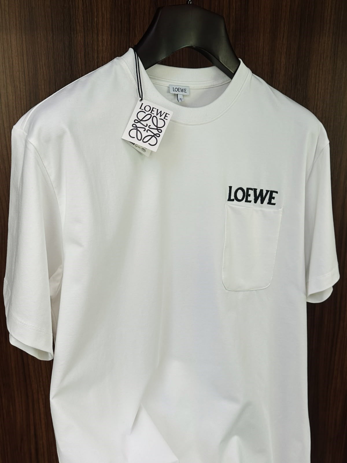 Cep Detaylı Nakış Yazı Baskılı Regular Fit T-Shirt