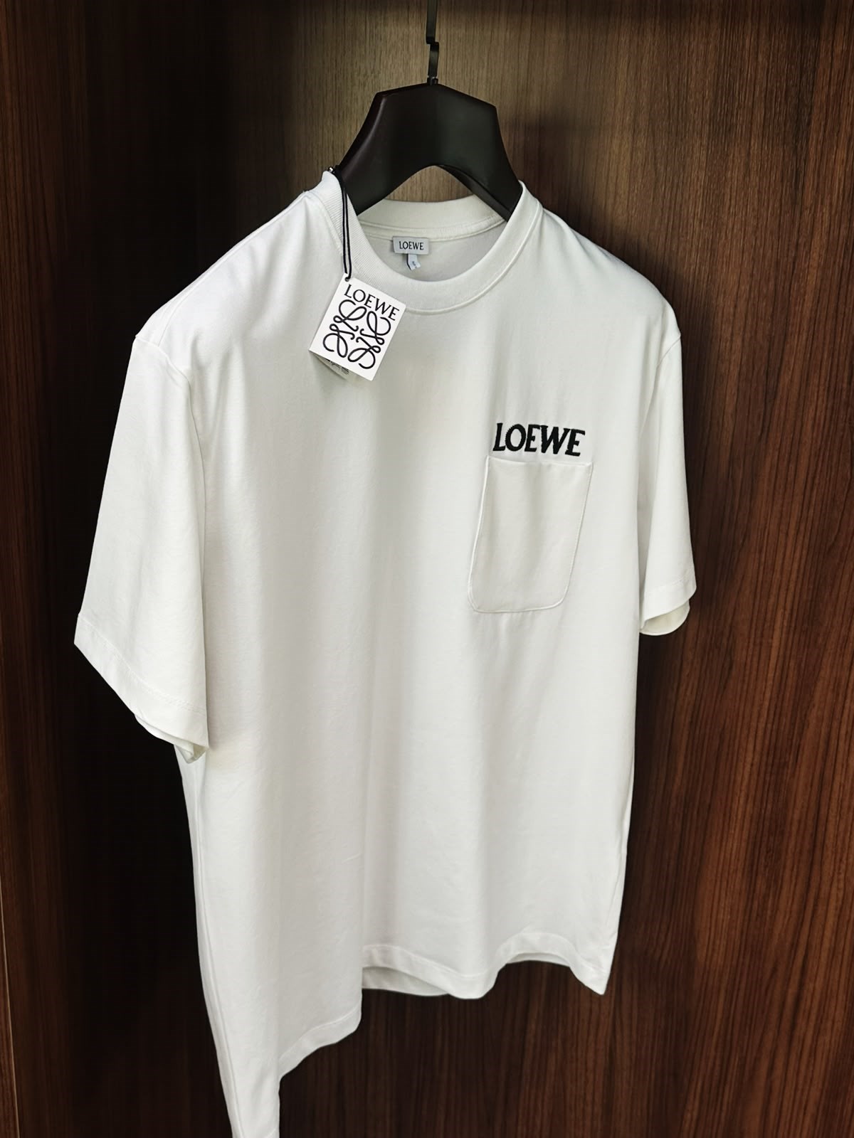 Cep Detaylı Nakış Yazı Baskılı Regular Fit T-Shirt