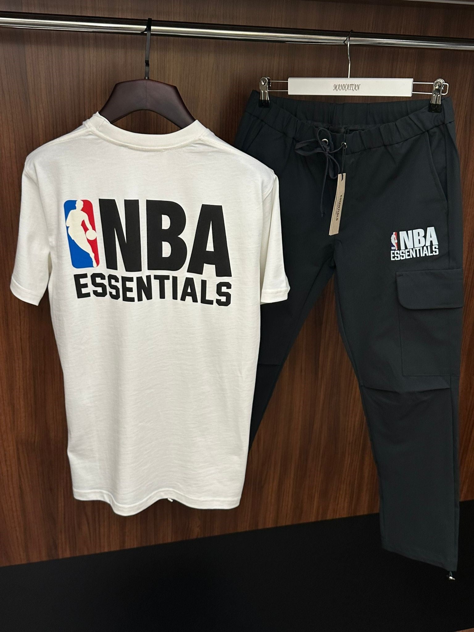 NBA Logo Print Regular Fit T-Shirt