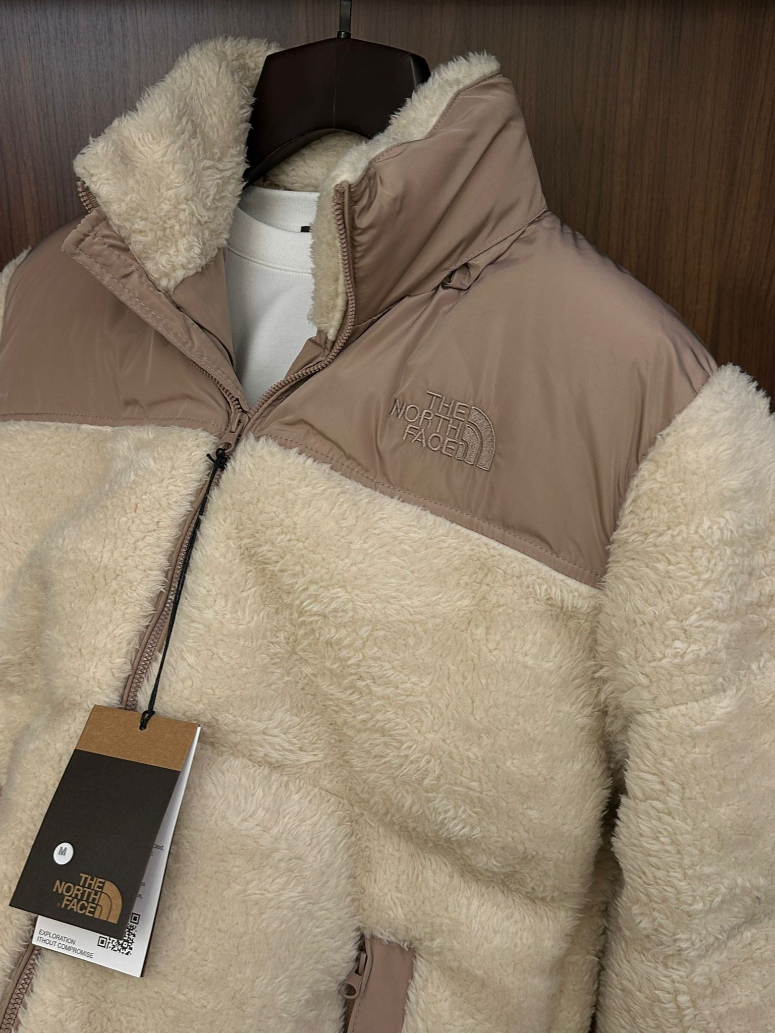 Nakış Logolu Gizli Kapşonlu Astarlı Polar Mont