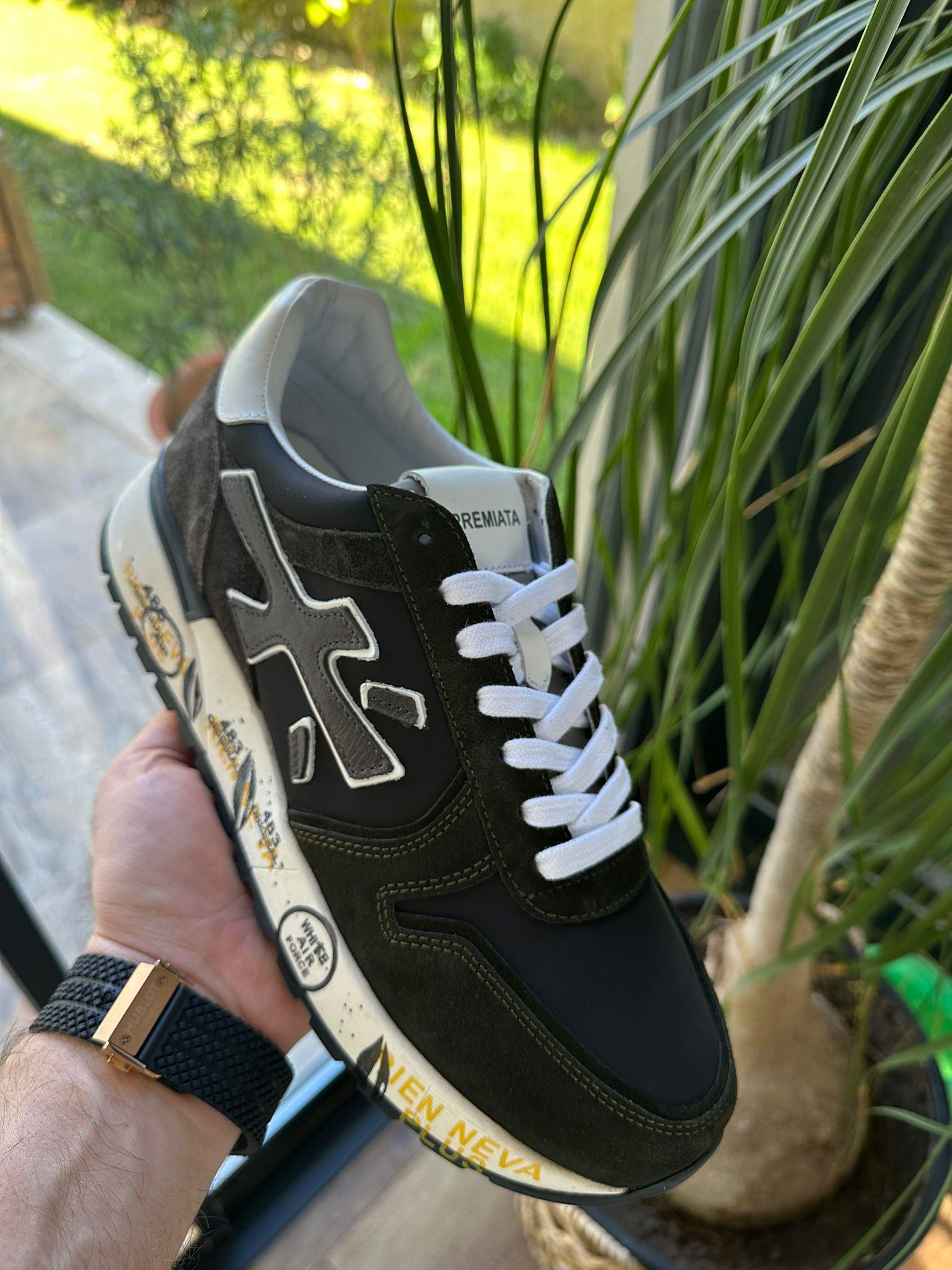 %100 Deri Saten Erkek Sneaker
