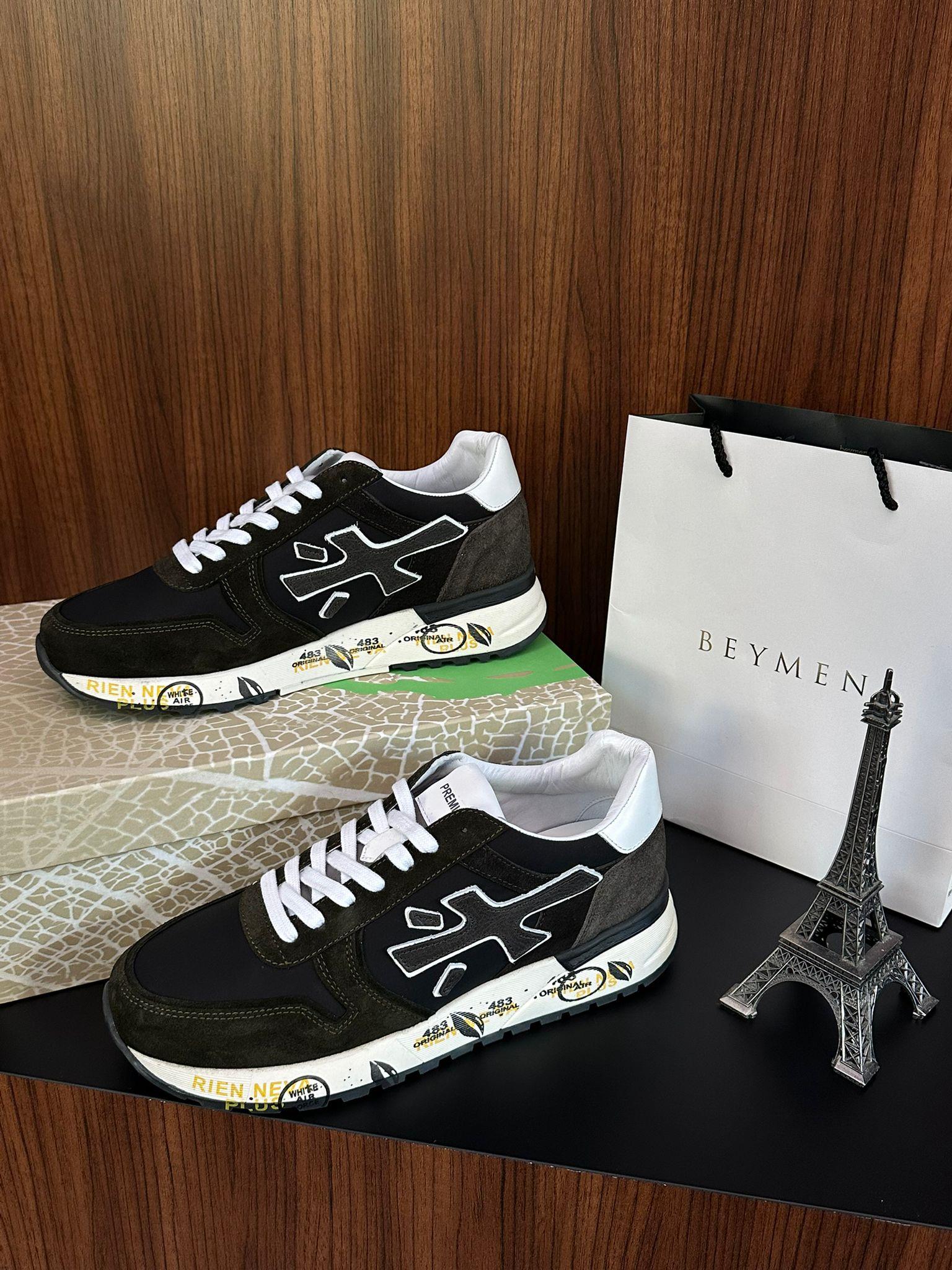 %100 Deri Saten Erkek Sneaker