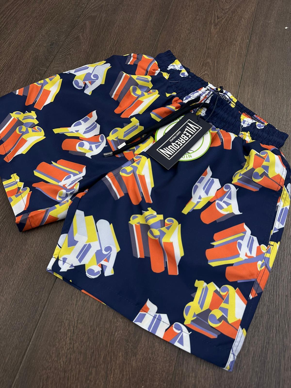 Summer Desenli Şort Mayo