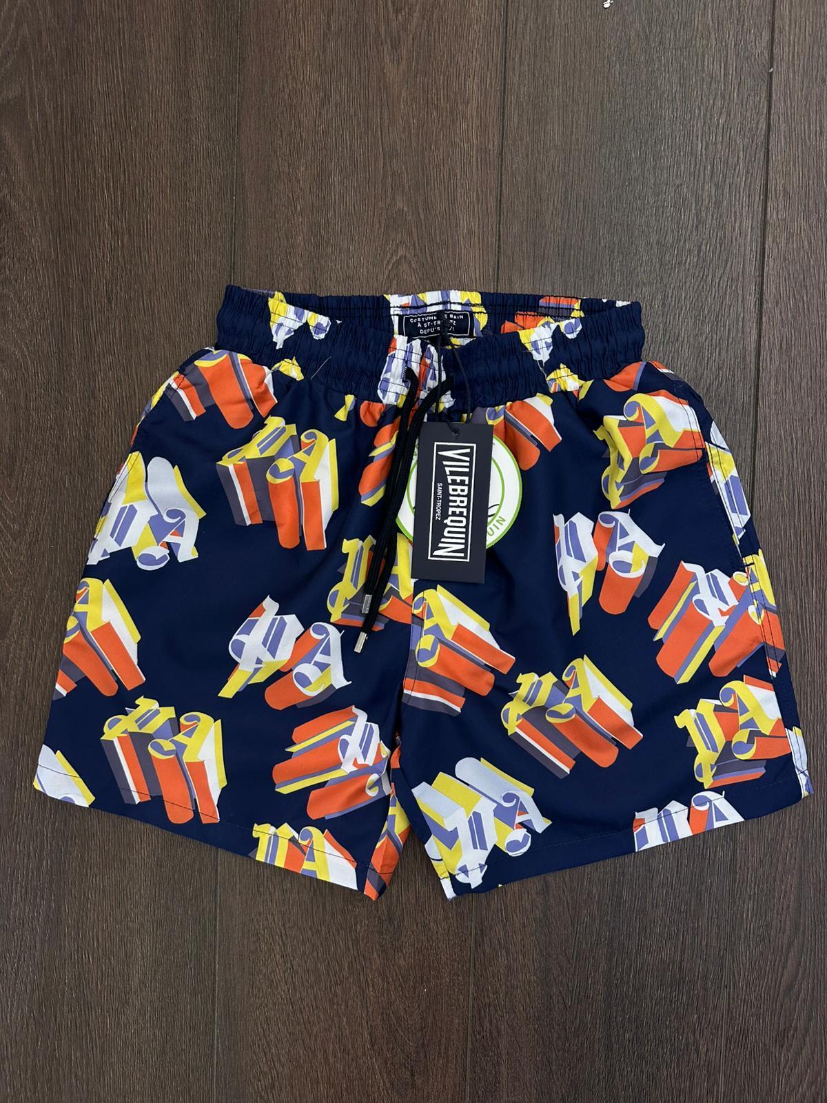 Summer Desenli Şort Mayo