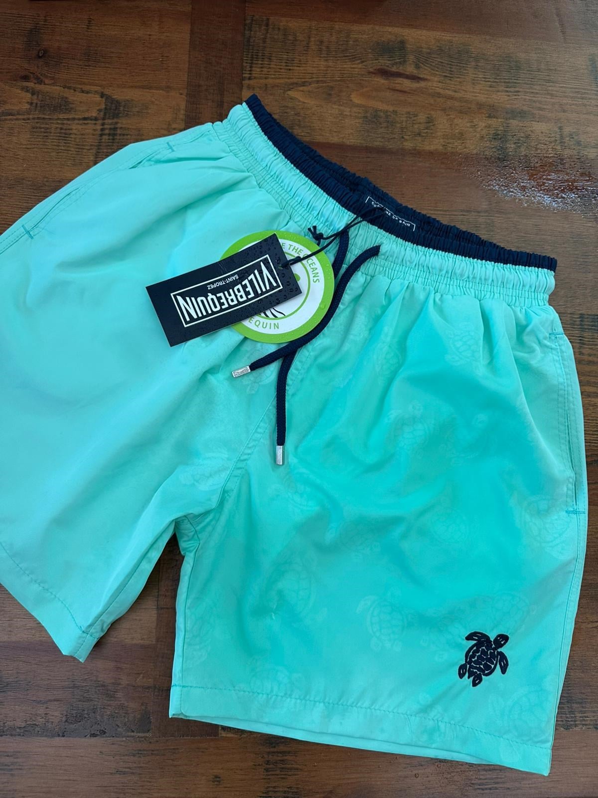 Water Reactive Ronde des Tortues Şort Mayo