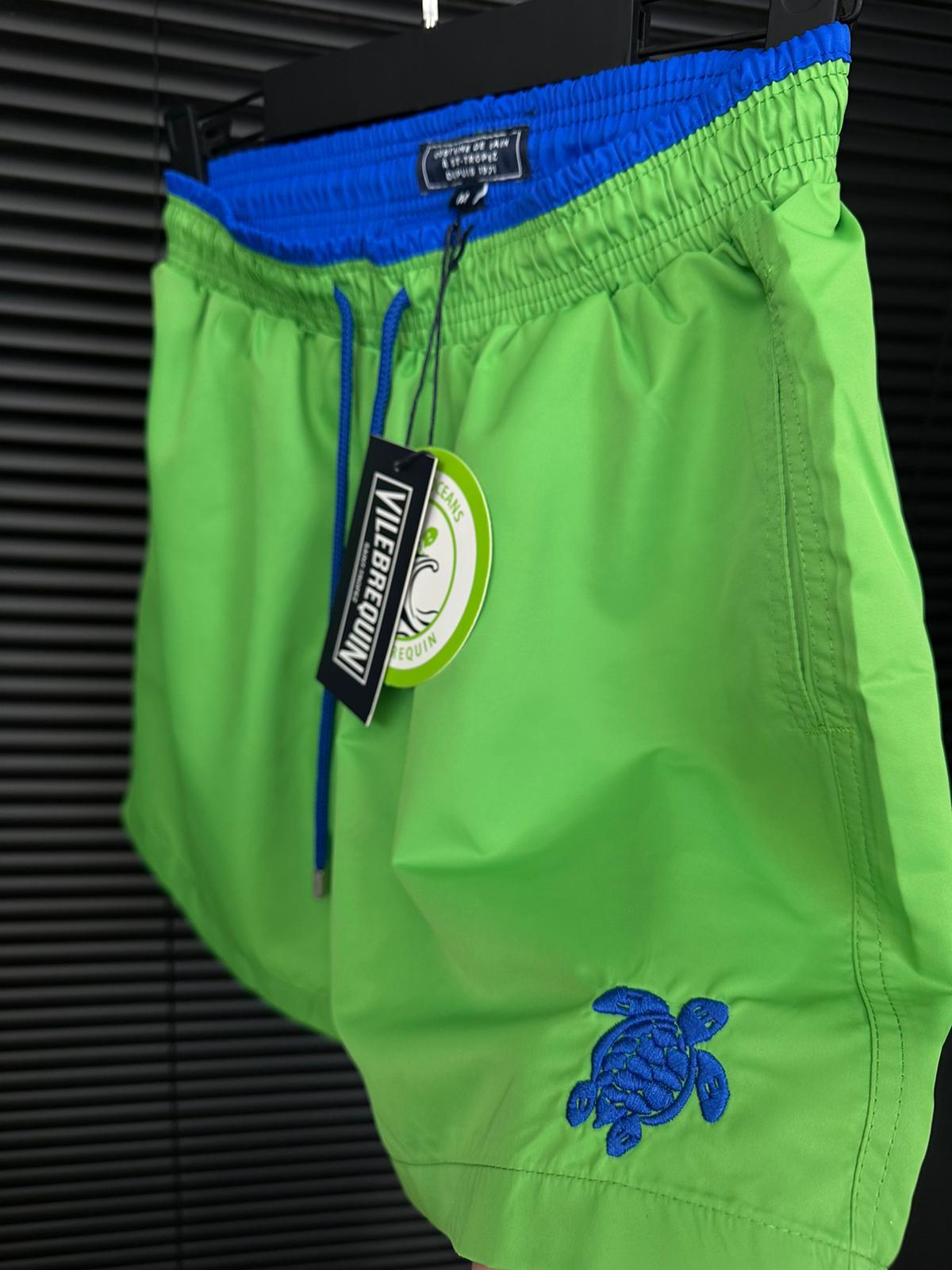 Water Reactive Ronde des Tortues Şort Mayo