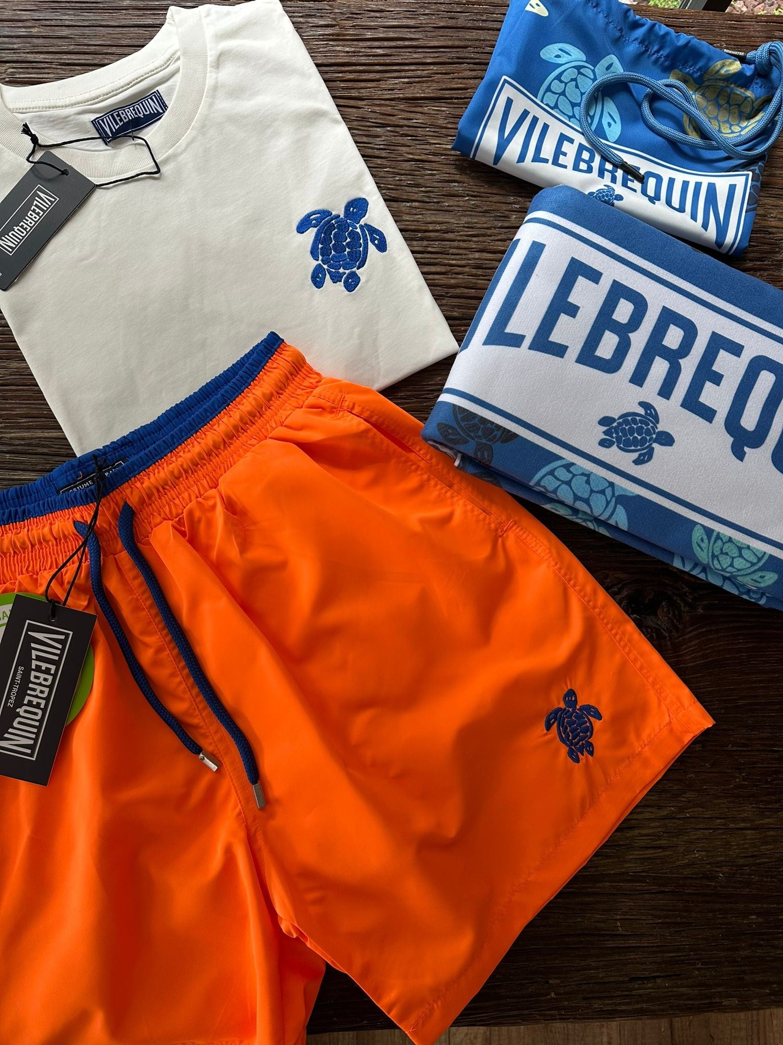 Water Reactive Ronde des Tortues Şort Mayo