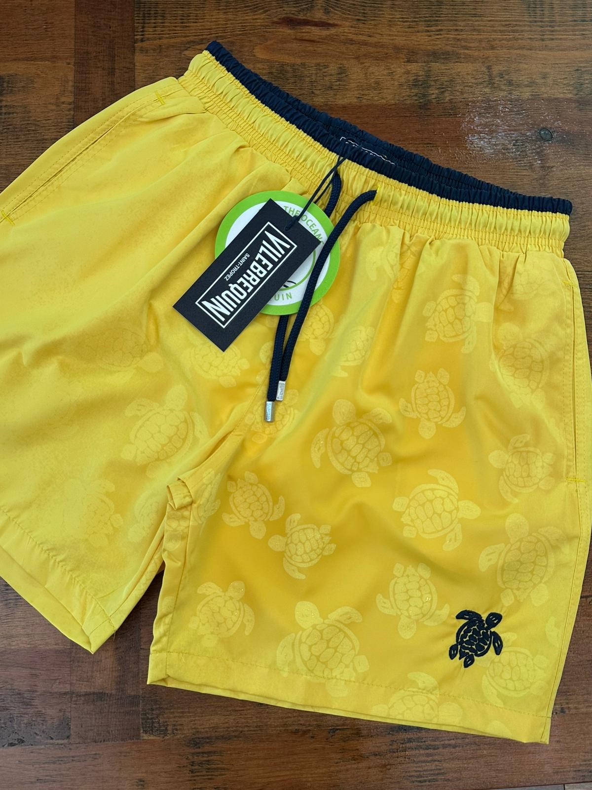 Water Reactive Ronde des Tortues Şort Mayo