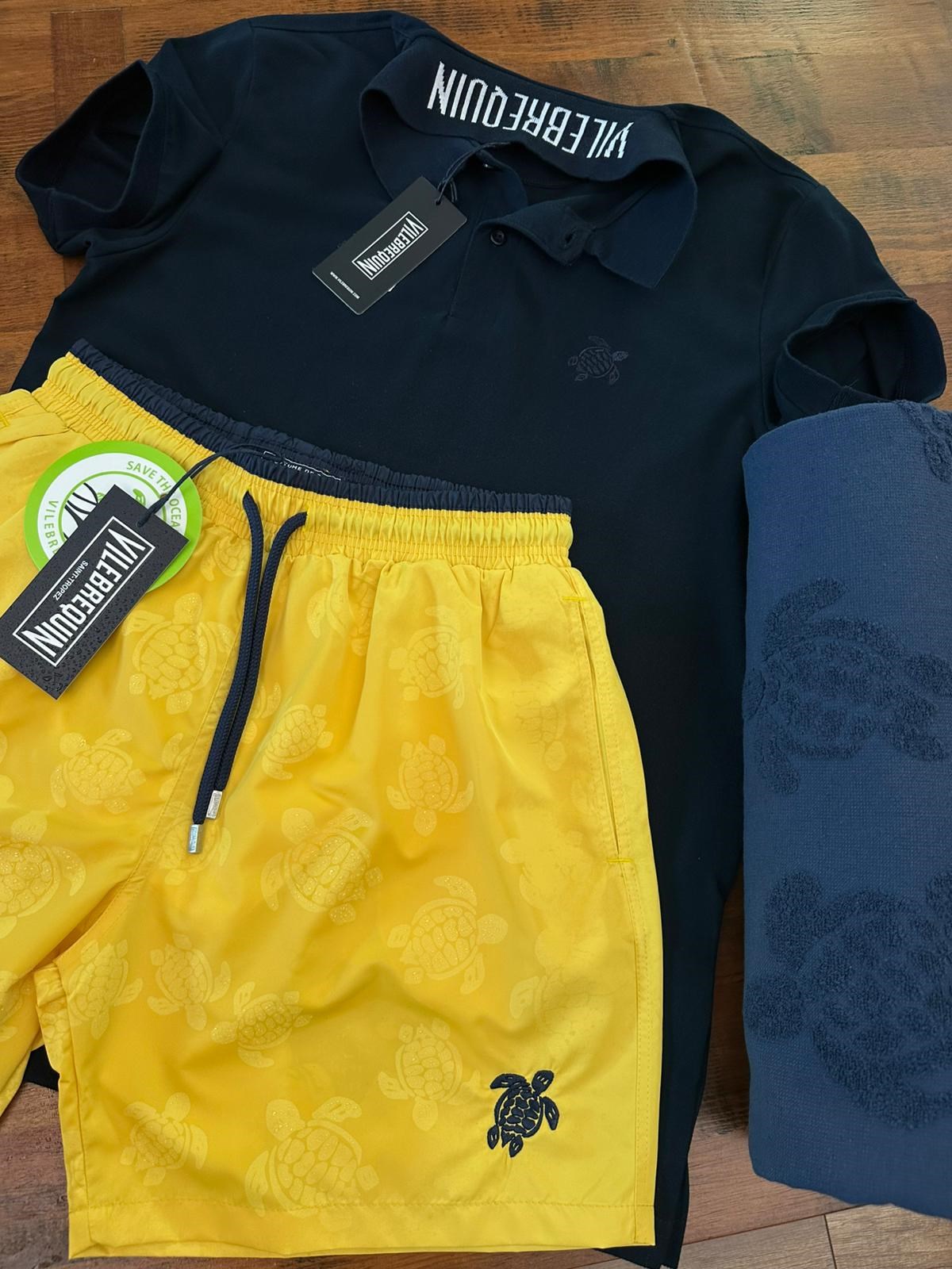 Water Reactive Ronde des Tortues Şort Mayo