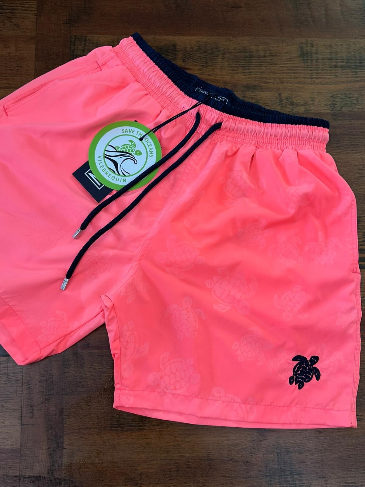 Water Reactive Ronde des Tortues Şort Mayo